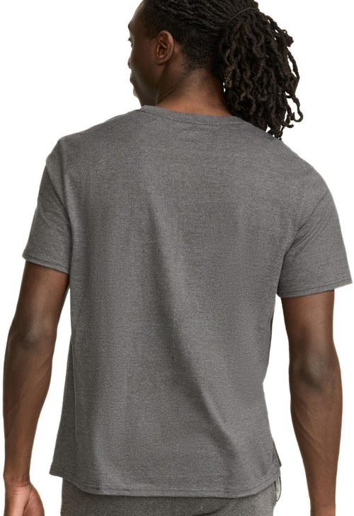 Champion Men's Graphic Short Sleeve T-Shirt, Standard Fit, Classic Script Logo, Midweight 100% Cotton