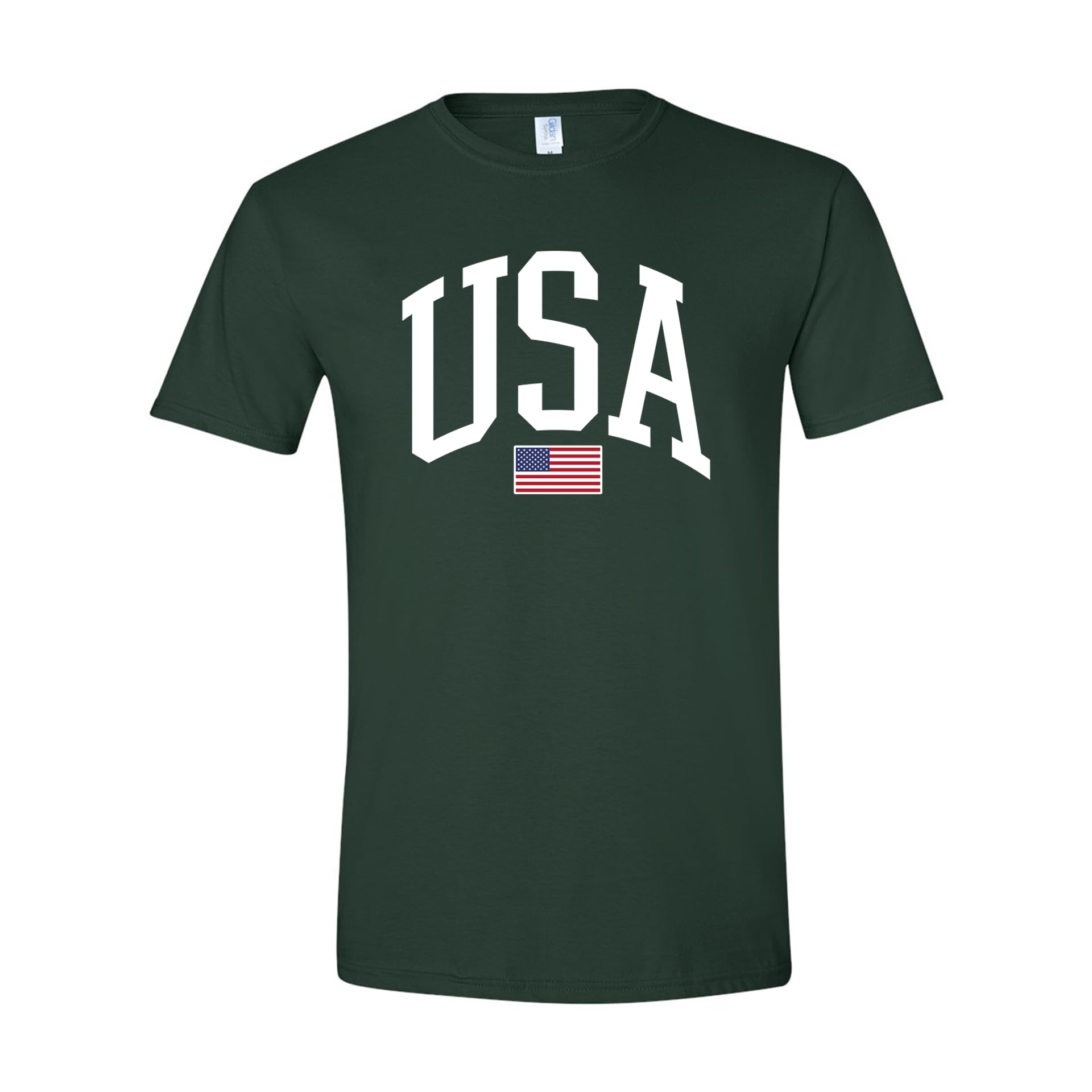 USA Graphic T-Shirt for Men & Women – 4th of July Patriotic American Flag Tee – Soft Cotton Casual Shirt