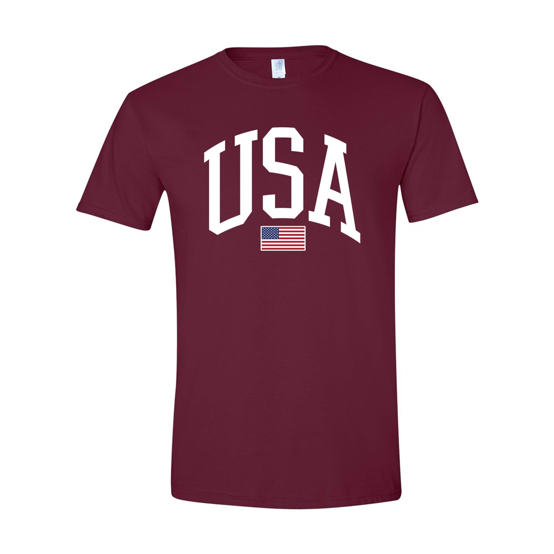 USA Graphic T-Shirt for Men & Women – 4th of July Patriotic American Flag Tee – Soft Cotton Casual Shirt