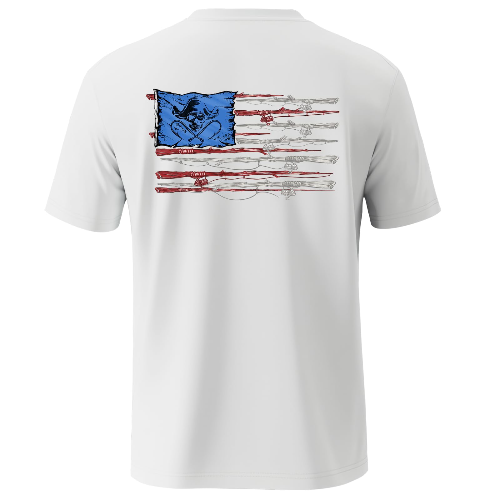 Palmyth Fishing Shirts for Men Sun Protection Shirts Short Sleeve UPF 50+ T-Shirt Tee Quick Dry