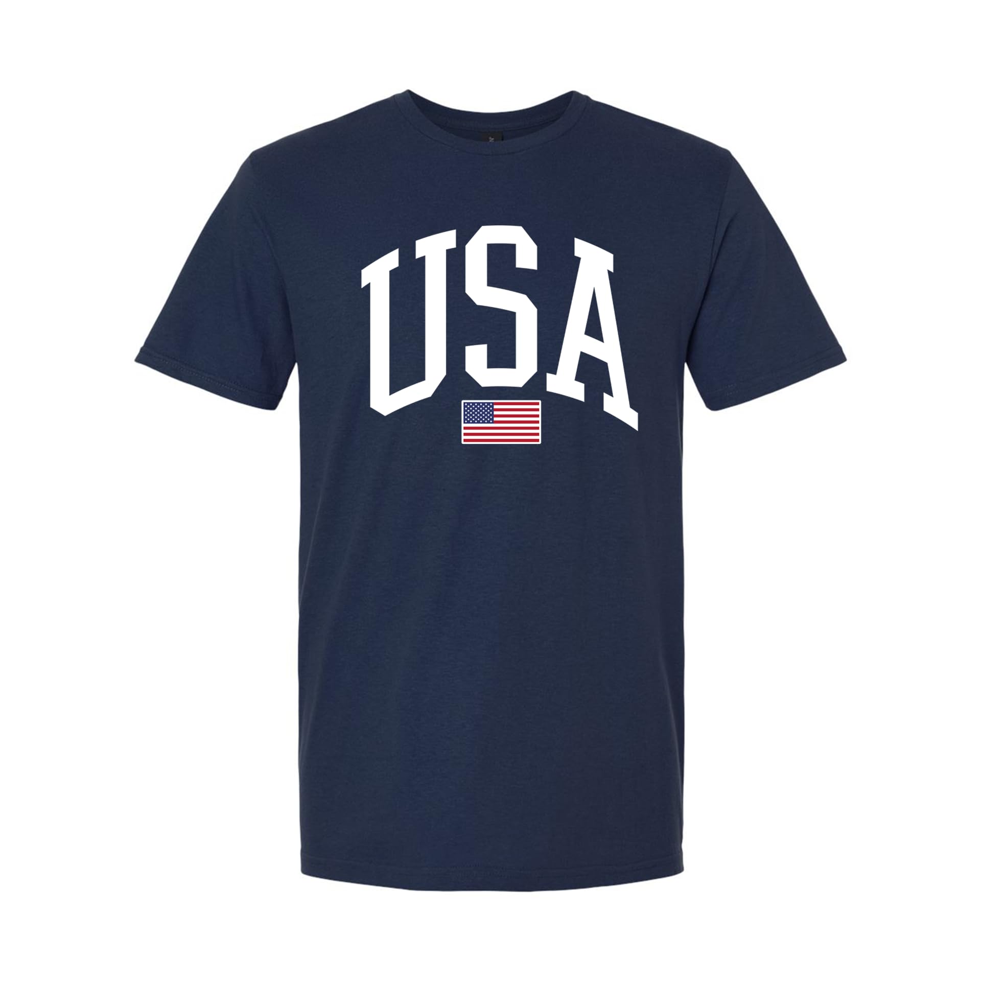 USA Graphic T-Shirt for Men & Women – 4th of July Patriotic American Flag Tee – Soft Cotton Casual Shirt