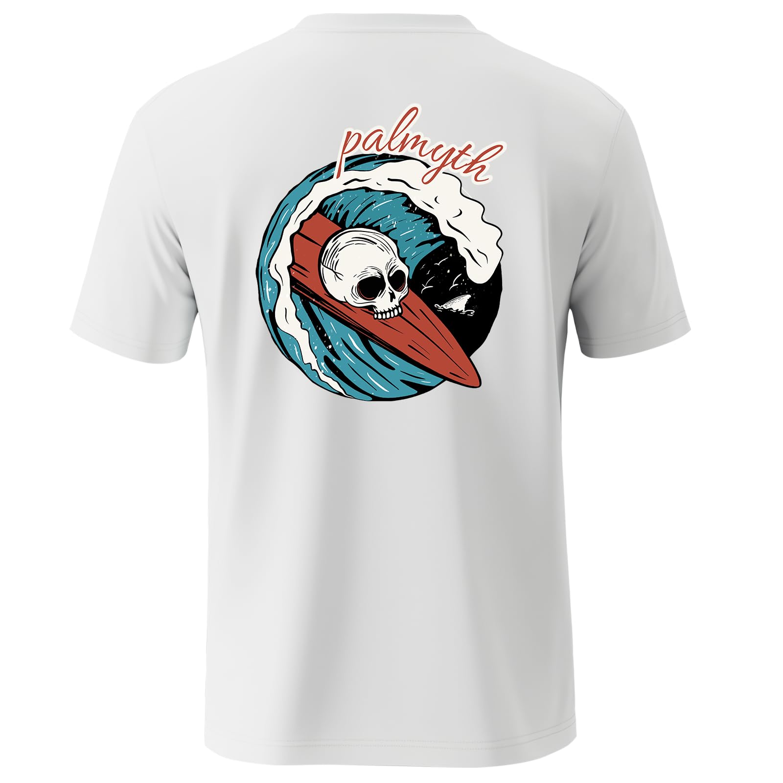 Palmyth Fishing Shirts for Men Sun Protection Shirts Short Sleeve UPF 50+ T-Shirt Tee Quick Dry