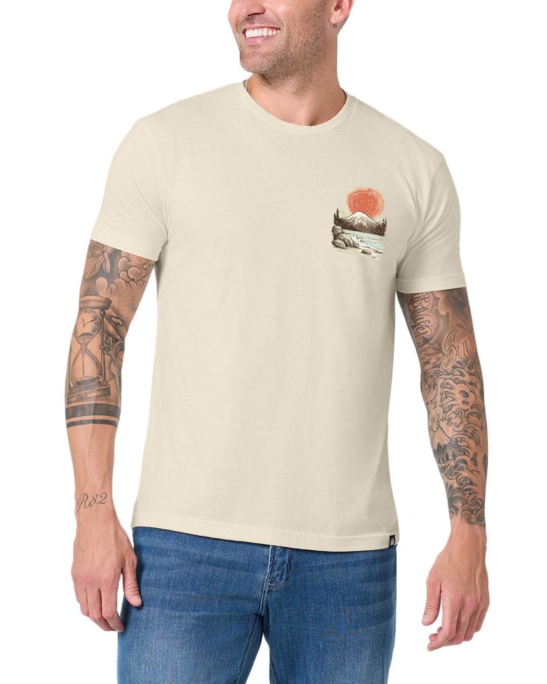 INTO THE AM Men's Graphic T-Shirts S - 4XL Premium Short Sleeve Tees Cool Nature Designs