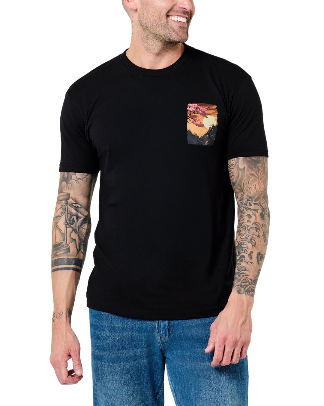 INTO THE AM Men's Graphic T-Shirts S - 4XL Premium Short Sleeve Tees Cool Nature Designs
