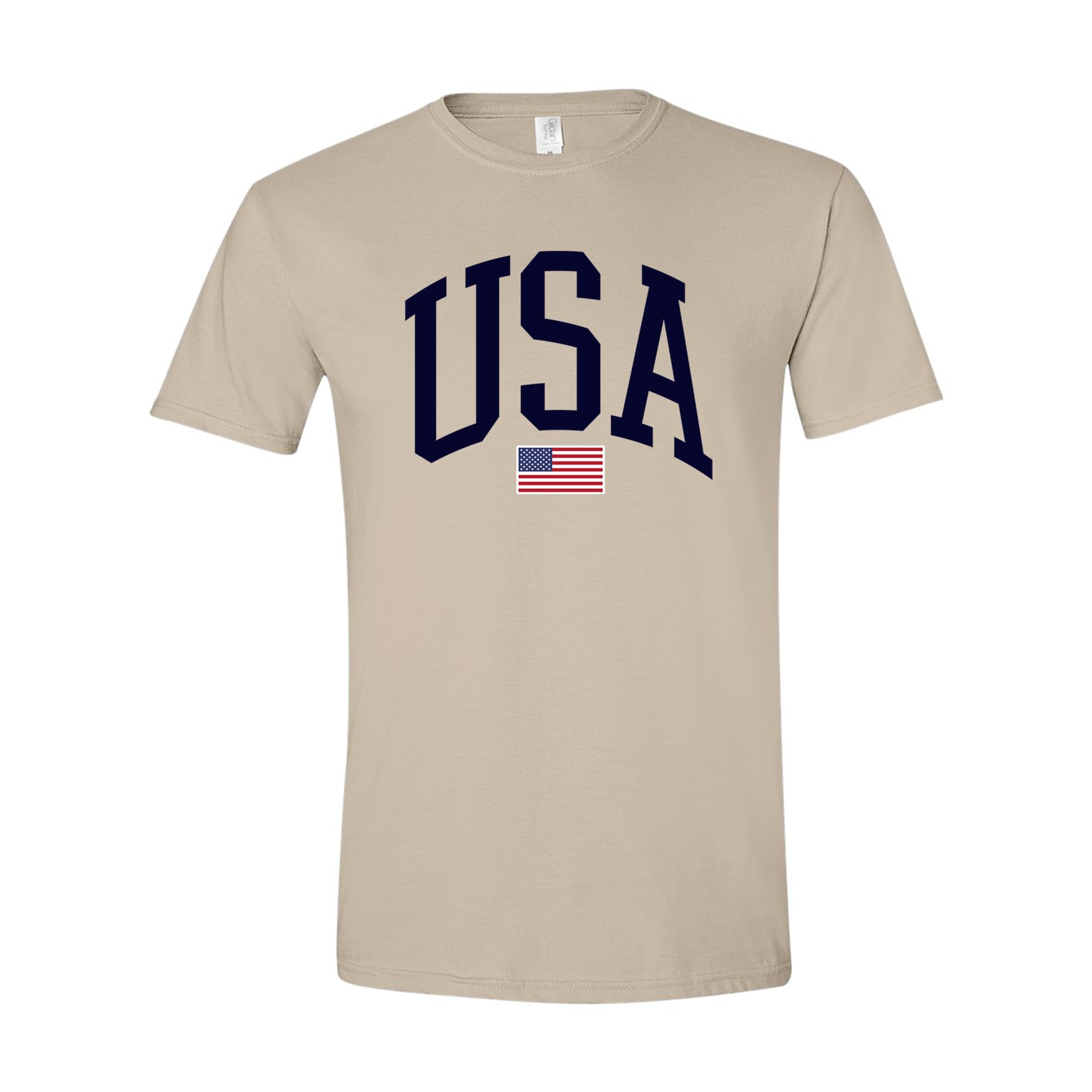 USA Graphic T-Shirt for Men & Women – 4th of July Patriotic American Flag Tee – Soft Cotton Casual Shirt