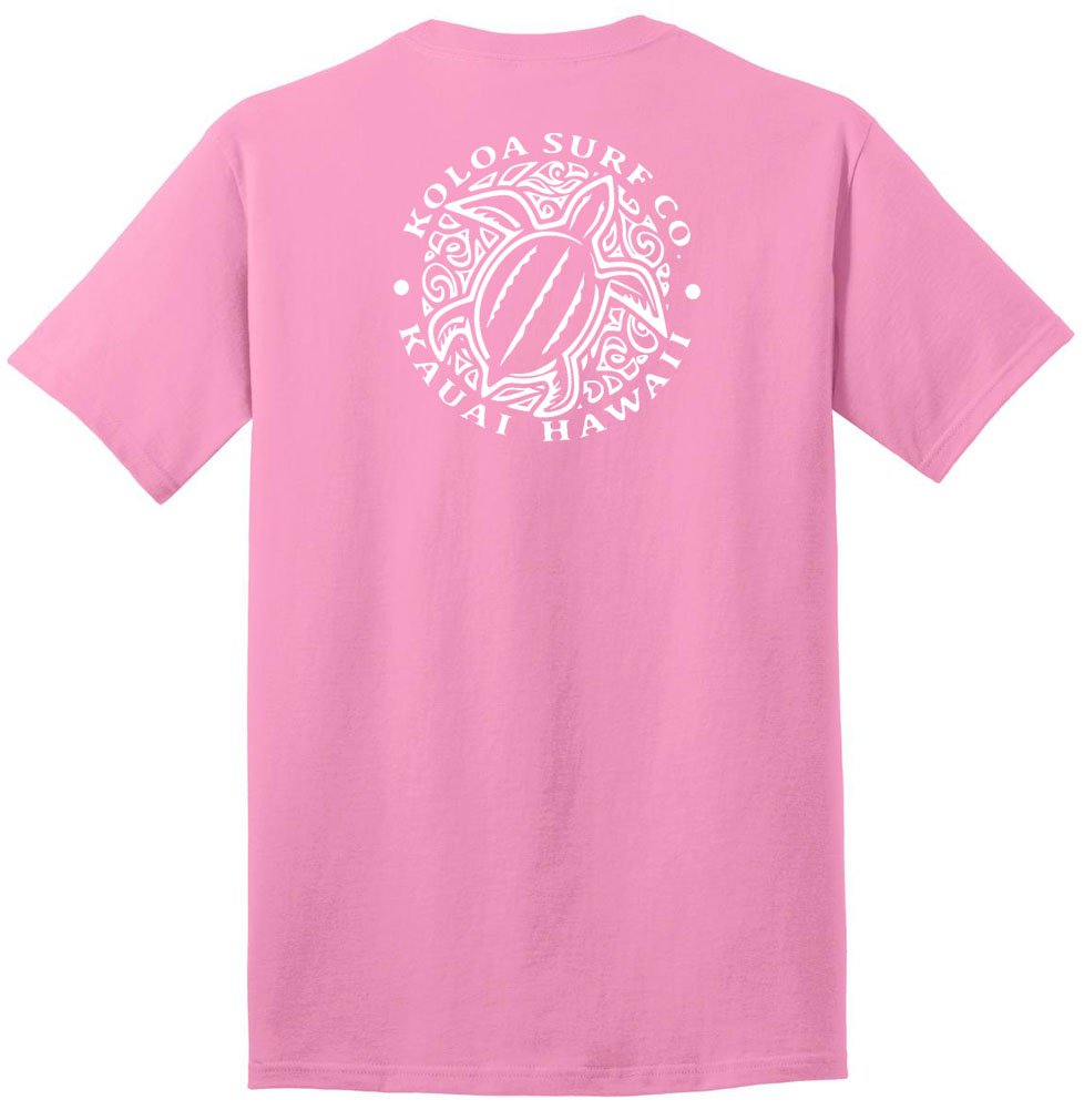 Koloa Surf Hawaiian Honu Turtle Heavyweight Tees in Regular,l Big and Tall Sizes
