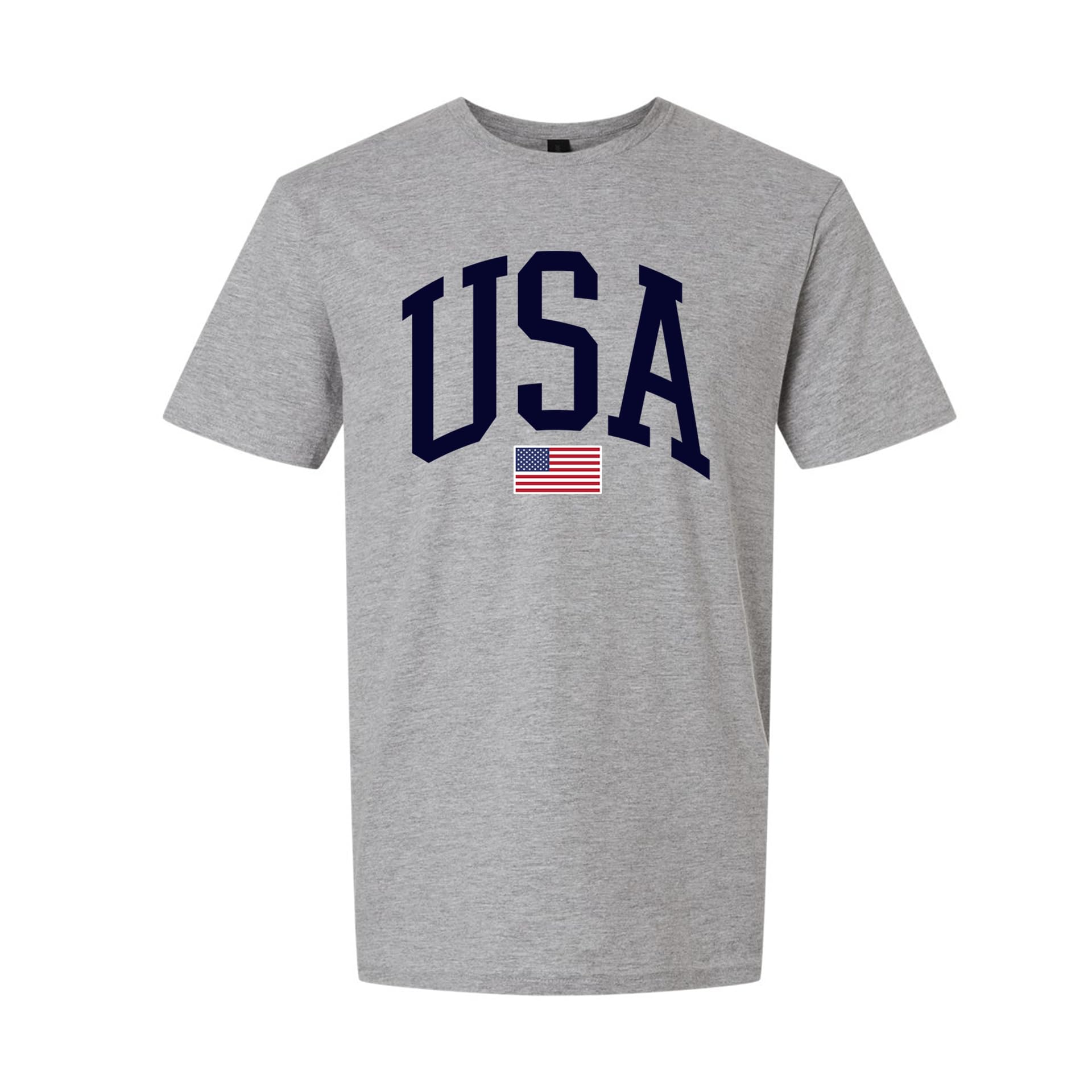 USA Graphic T-Shirt for Men & Women – 4th of July Patriotic American Flag Tee – Soft Cotton Casual Shirt