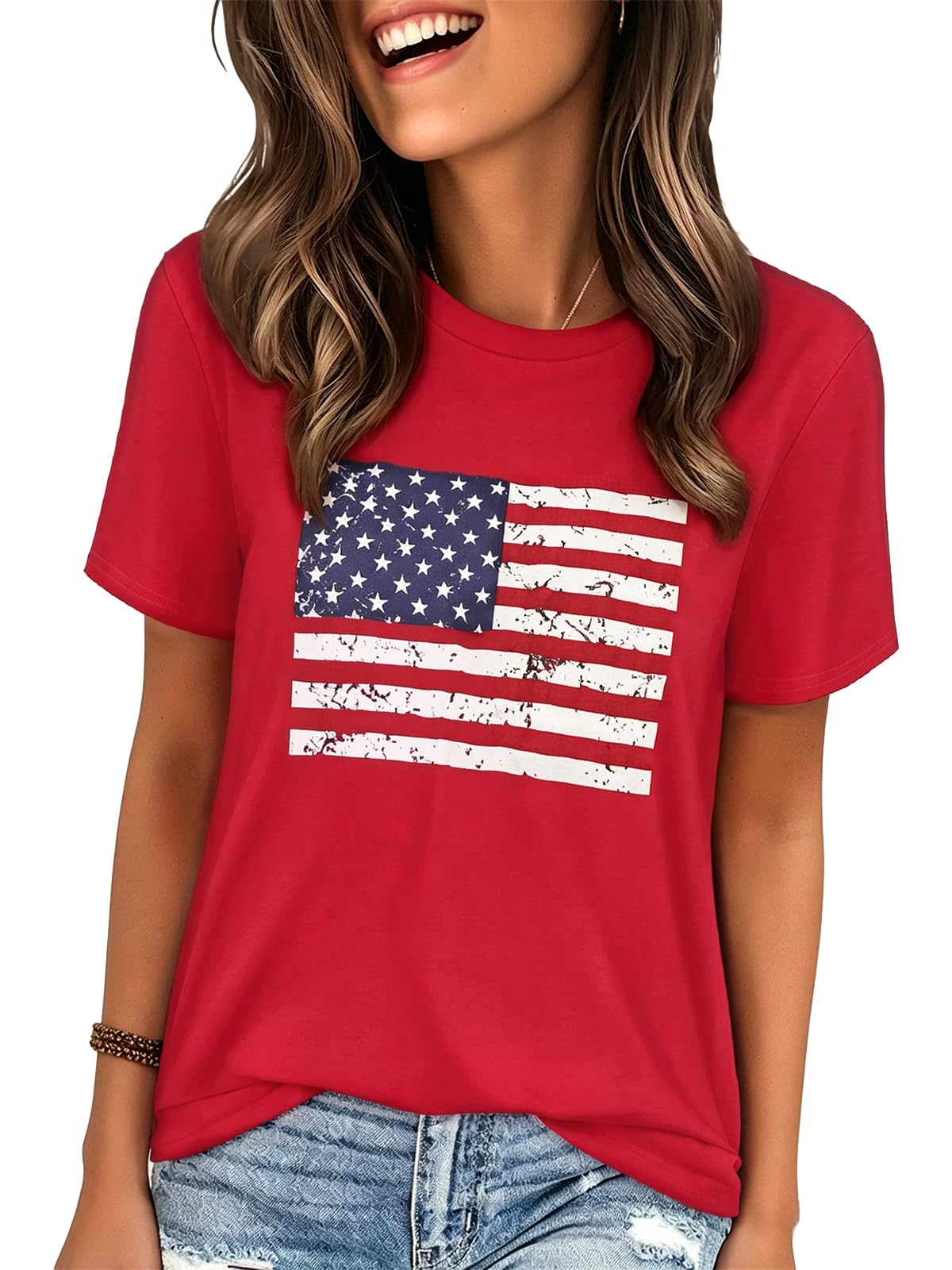 T Shirts for Women Summer Short Sleeve Crewneck Casual Cute Graphic Basic Tees Tops 2026