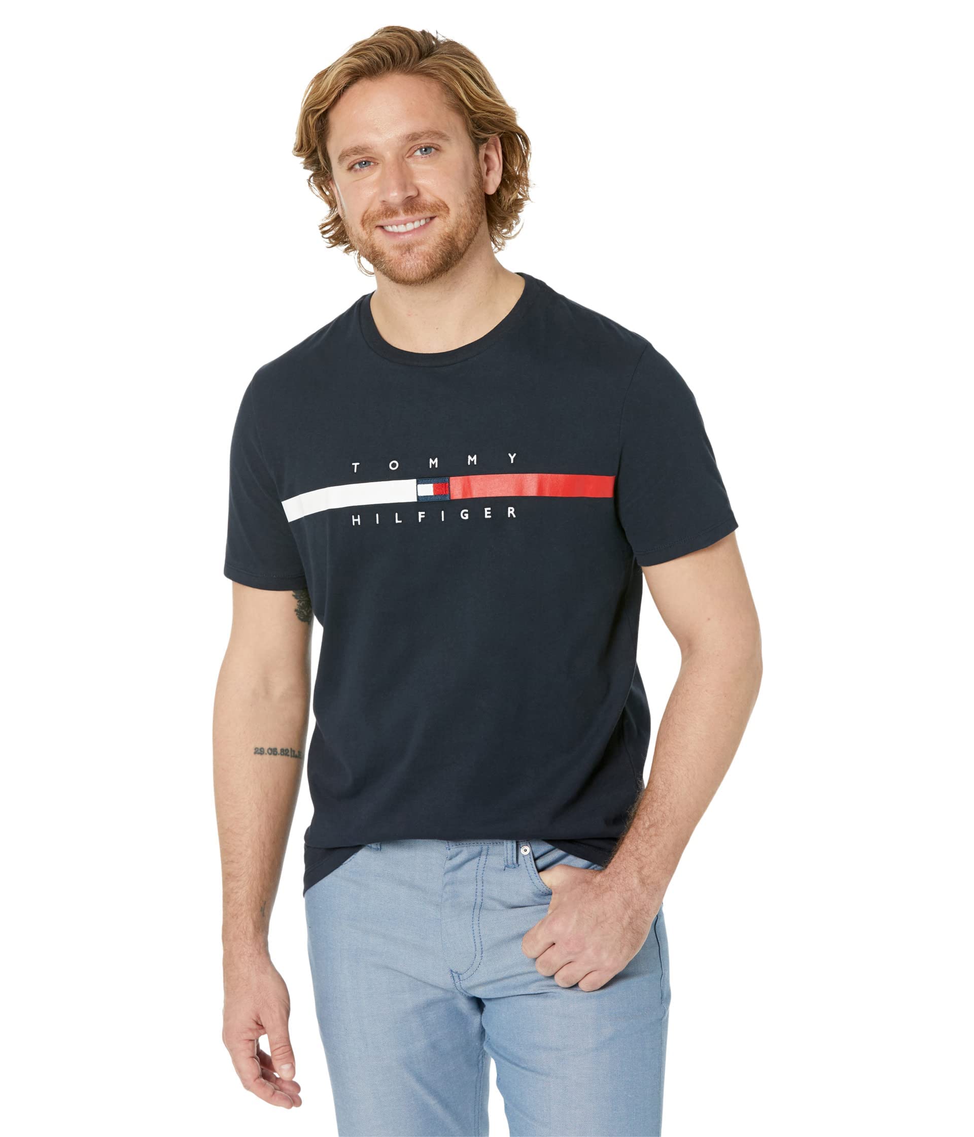 Tommy Hilfiger Mens Short Sleeve Tino T-Shirt