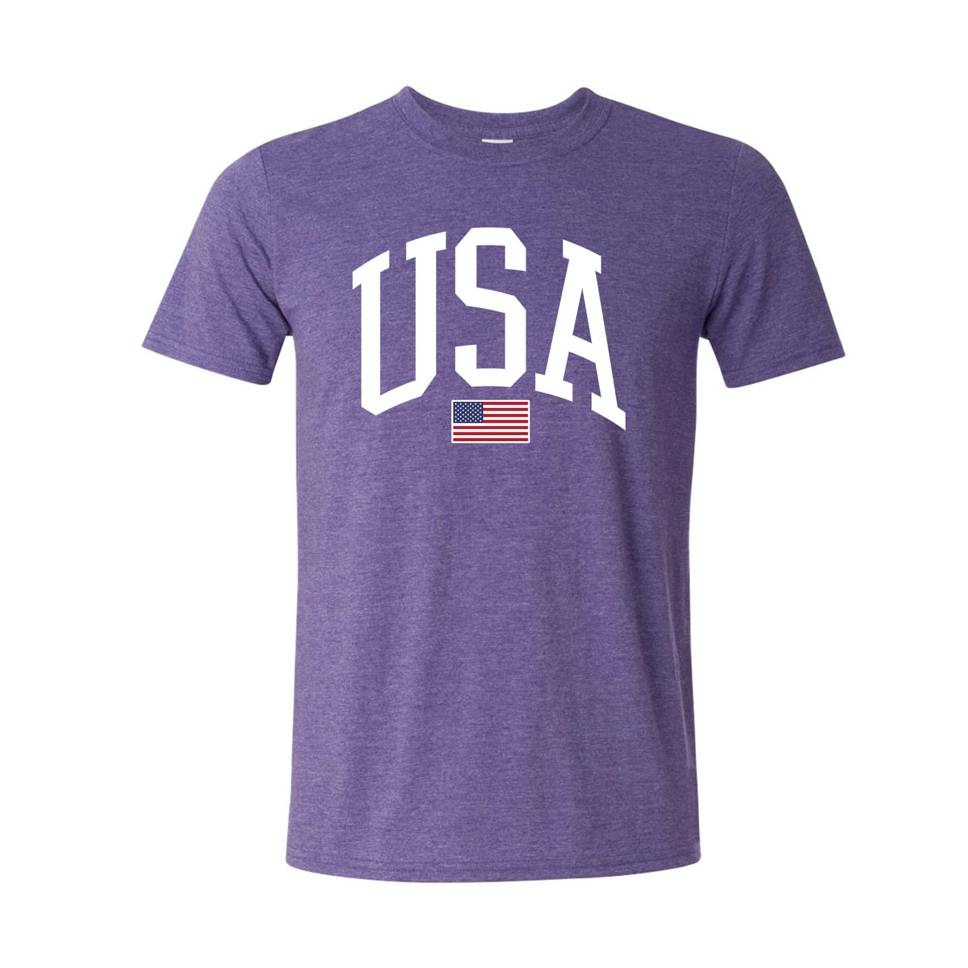 USA Graphic T-Shirt for Men & Women – 4th of July Patriotic American Flag Tee – Soft Cotton Casual Shirt