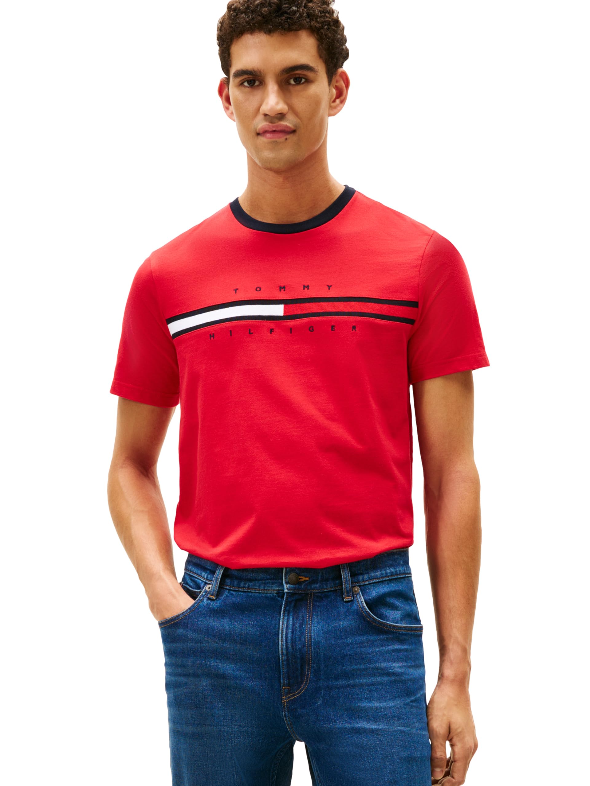 Tommy Hilfiger Mens Short Sleeve Tino T-Shirt