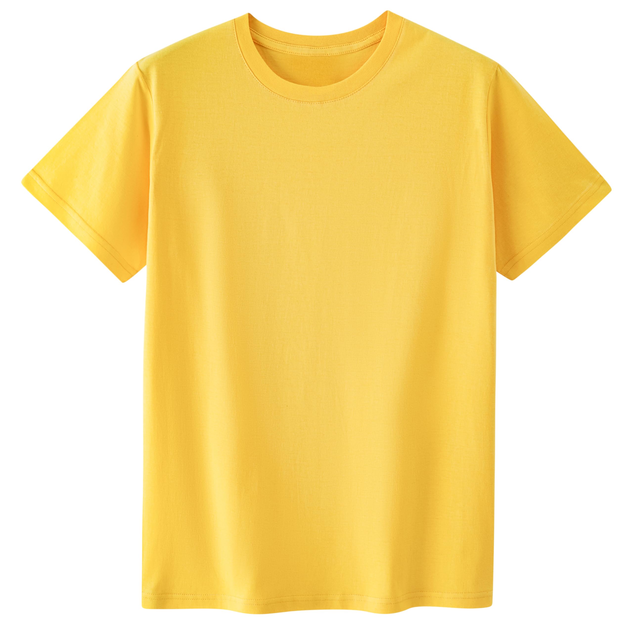 Cotton T Shirt for Men/Women Short Sleeve Crewneck Summer Tops Loose Fit Unisex Basic Tees