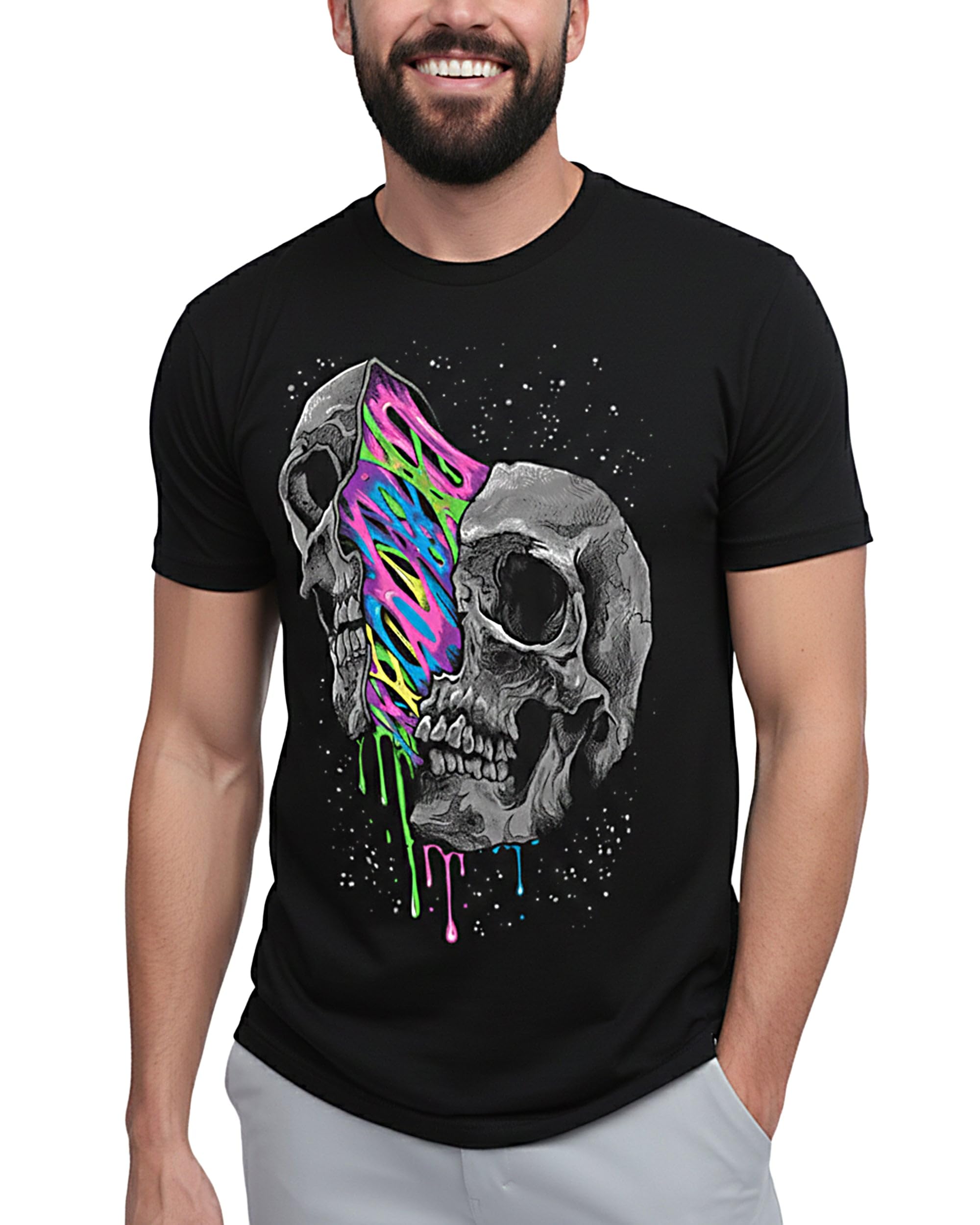 INTO THE AM Cool Graphic T-Shirts for Men S - 4XL Premium Quality Unique Graphic Art Tees