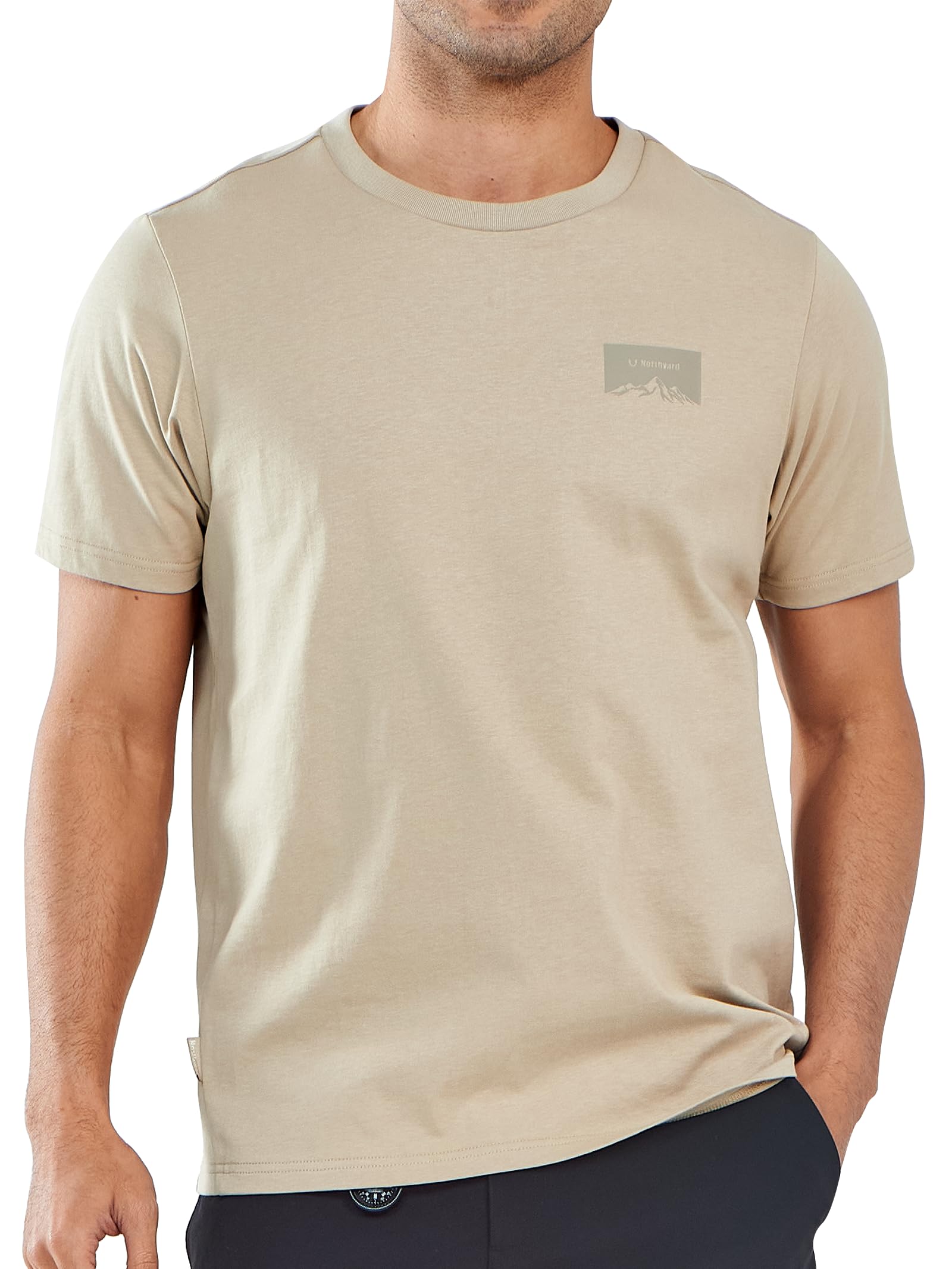 NORTHYARD Men's Heavyweight Cotton T-Shirts Casual Crewneck Short Sleeve Graphic Shirts for Men