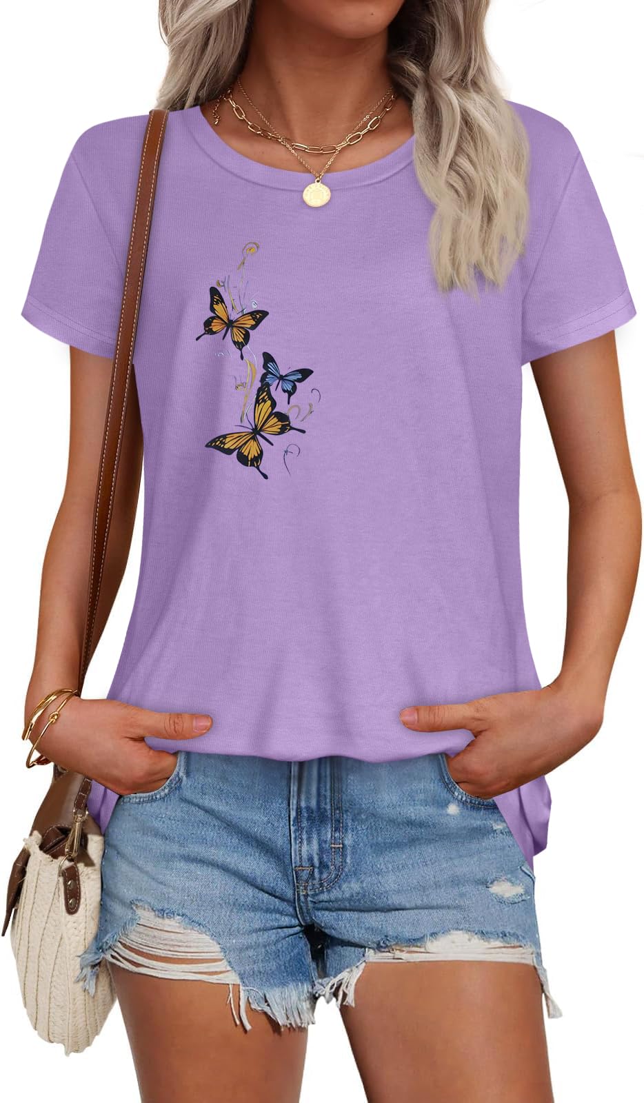 T Shirts for Women Summer Short Sleeve Crewneck Casual Cute Graphic Basic Tees Tops 2026