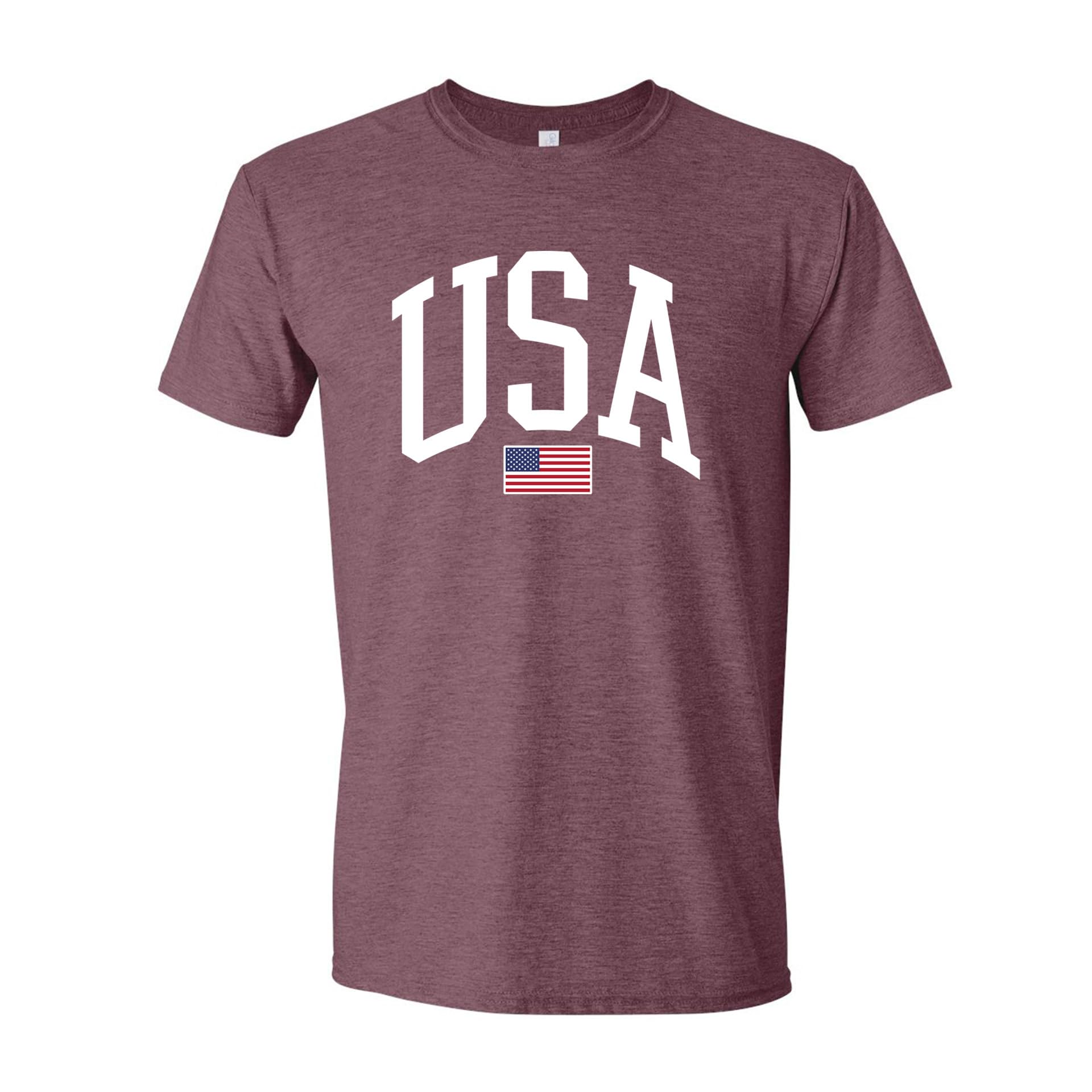 USA Graphic T-Shirt for Men & Women – 4th of July Patriotic American Flag Tee – Soft Cotton Casual Shirt