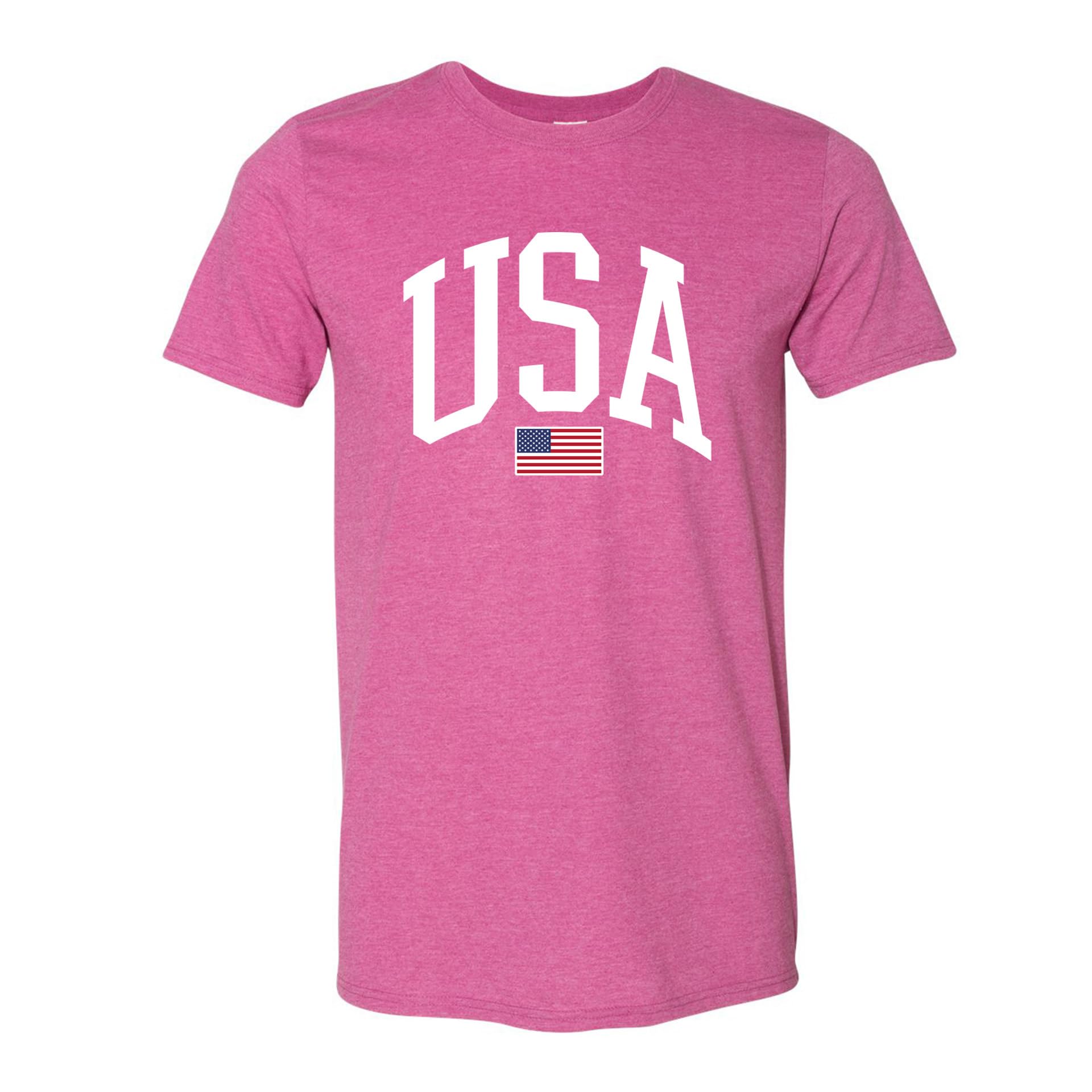 USA Graphic T-Shirt for Men & Women – 4th of July Patriotic American Flag Tee – Soft Cotton Casual Shirt