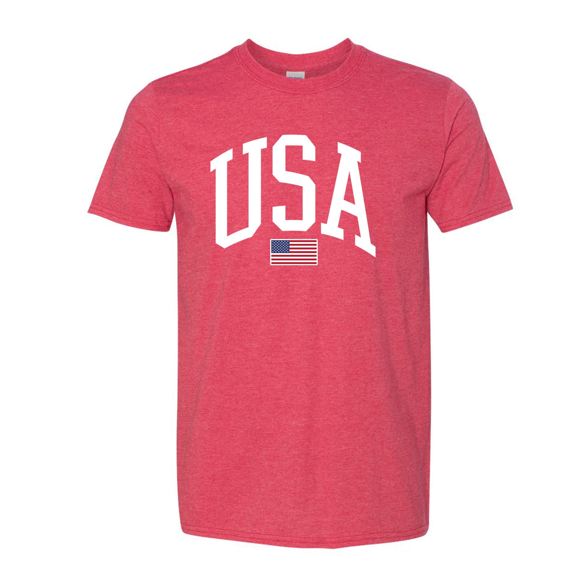 USA Graphic T-Shirt for Men & Women – 4th of July Patriotic American Flag Tee – Soft Cotton Casual Shirt