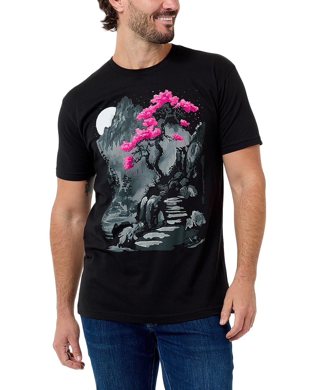 INTO THE AM Men's Graphic T-Shirts S - 4XL Premium Short Sleeve Tees Cool Nature Designs