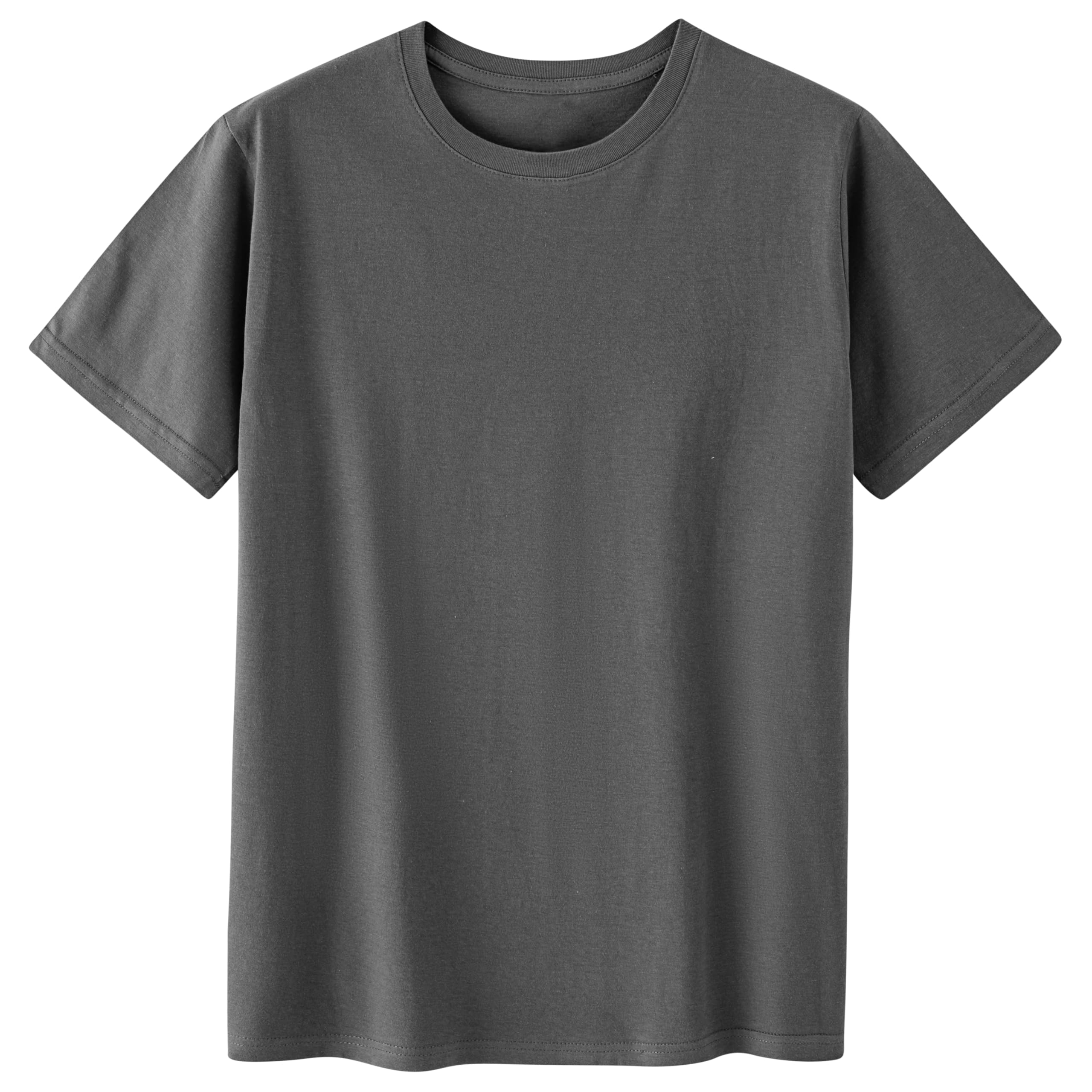 Cotton T Shirt for Men/Women Short Sleeve Crewneck Summer Tops Loose Fit Unisex Basic Tees
