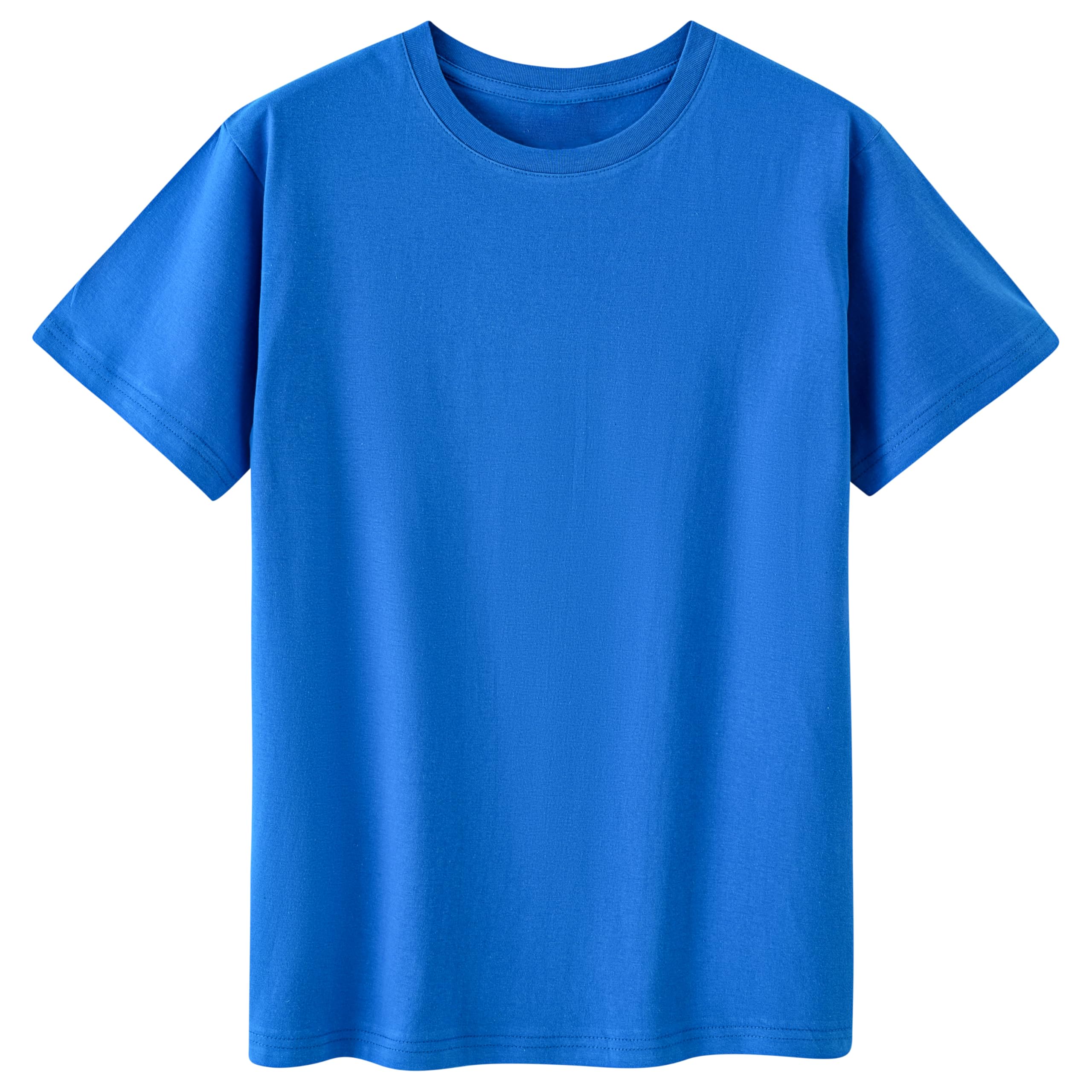 Cotton T Shirt for Men/Women Short Sleeve Crewneck Summer Tops Loose Fit Unisex Basic Tees