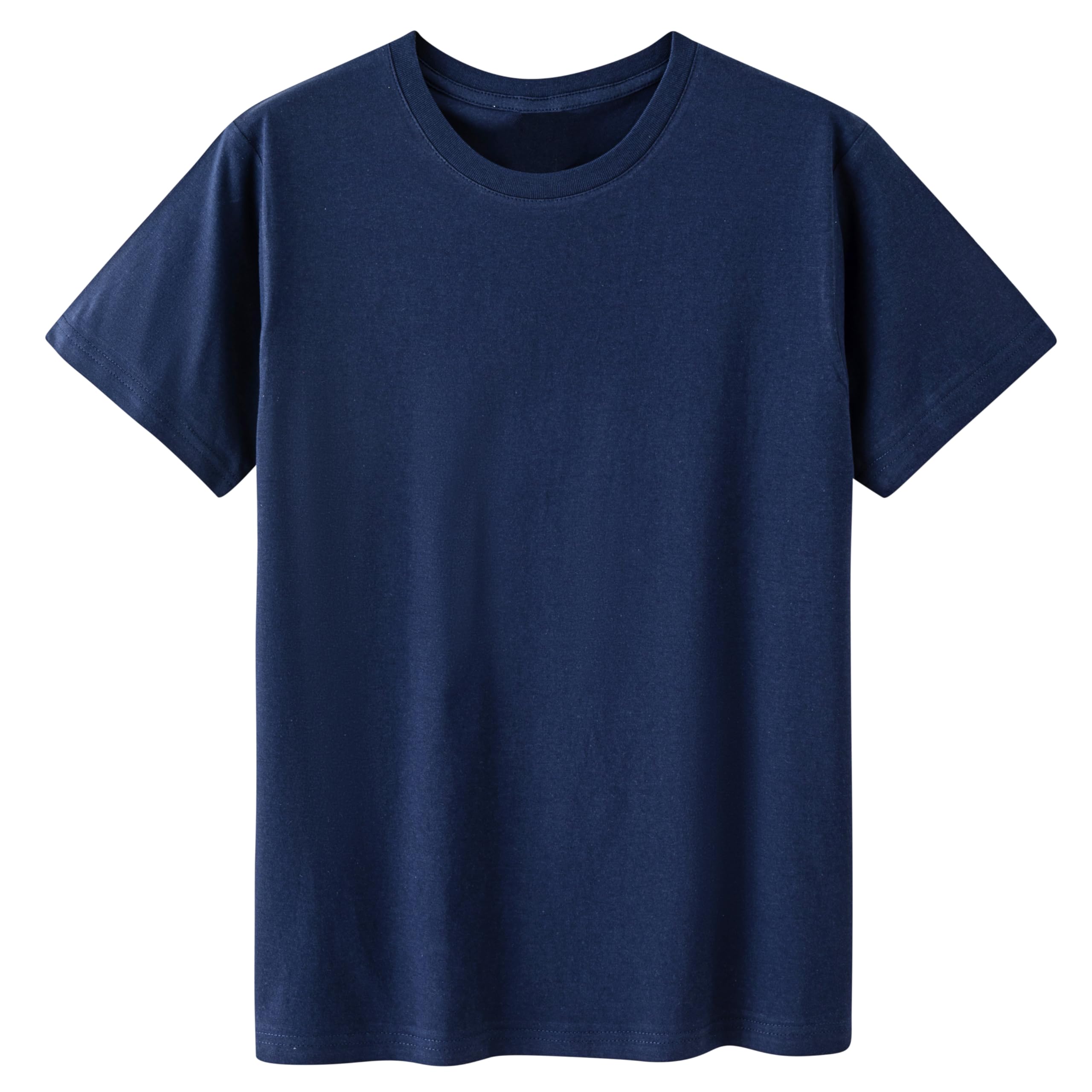 Cotton T Shirt for Men/Women Short Sleeve Crewneck Summer Tops Loose Fit Unisex Basic Tees