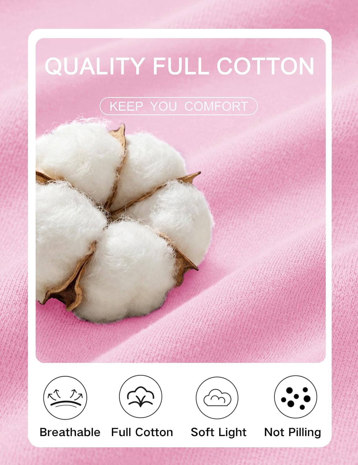 YUCOLEN Women's Cotton Tshirts Crew Neck Short Sleeve Shirts for Woman Basic Soild Color Breathable Summer Trendy Tees