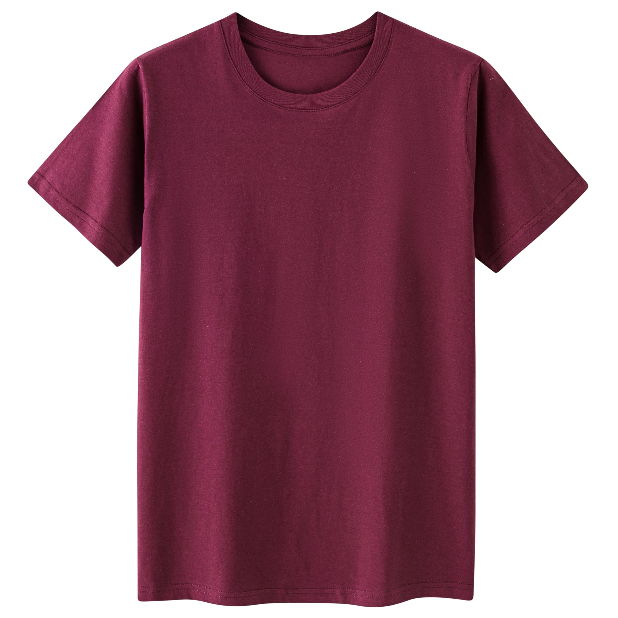 Cotton T Shirt for Men/Women Short Sleeve Crewneck Summer Tops Loose Fit Unisex Basic Tees