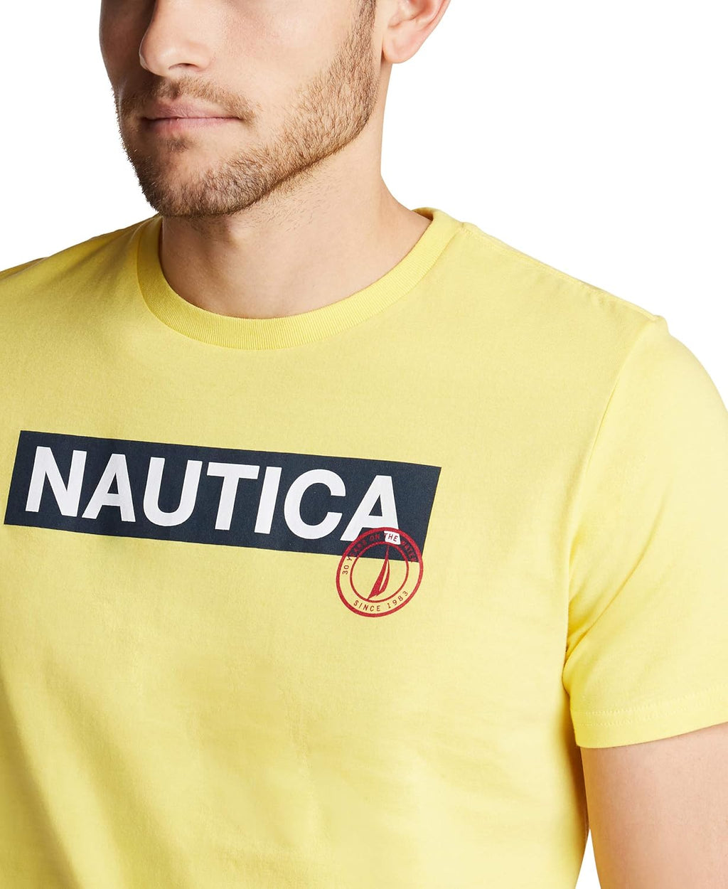 Nautica Men's Short Sleeve 100% Cotton Nautical Series Graphic Tee