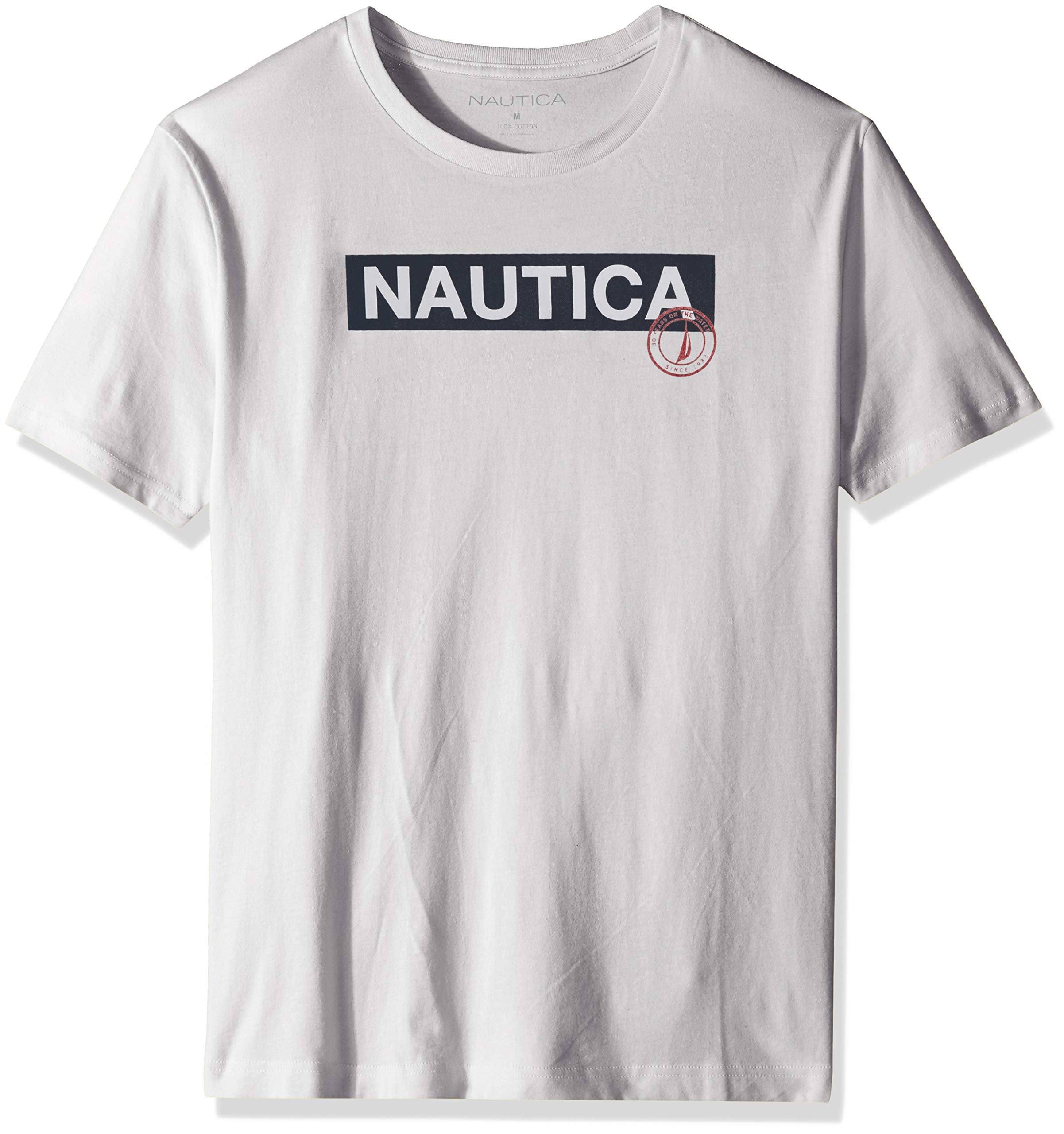Nautica Men's Short Sleeve 100% Cotton Nautical Series Graphic Tee