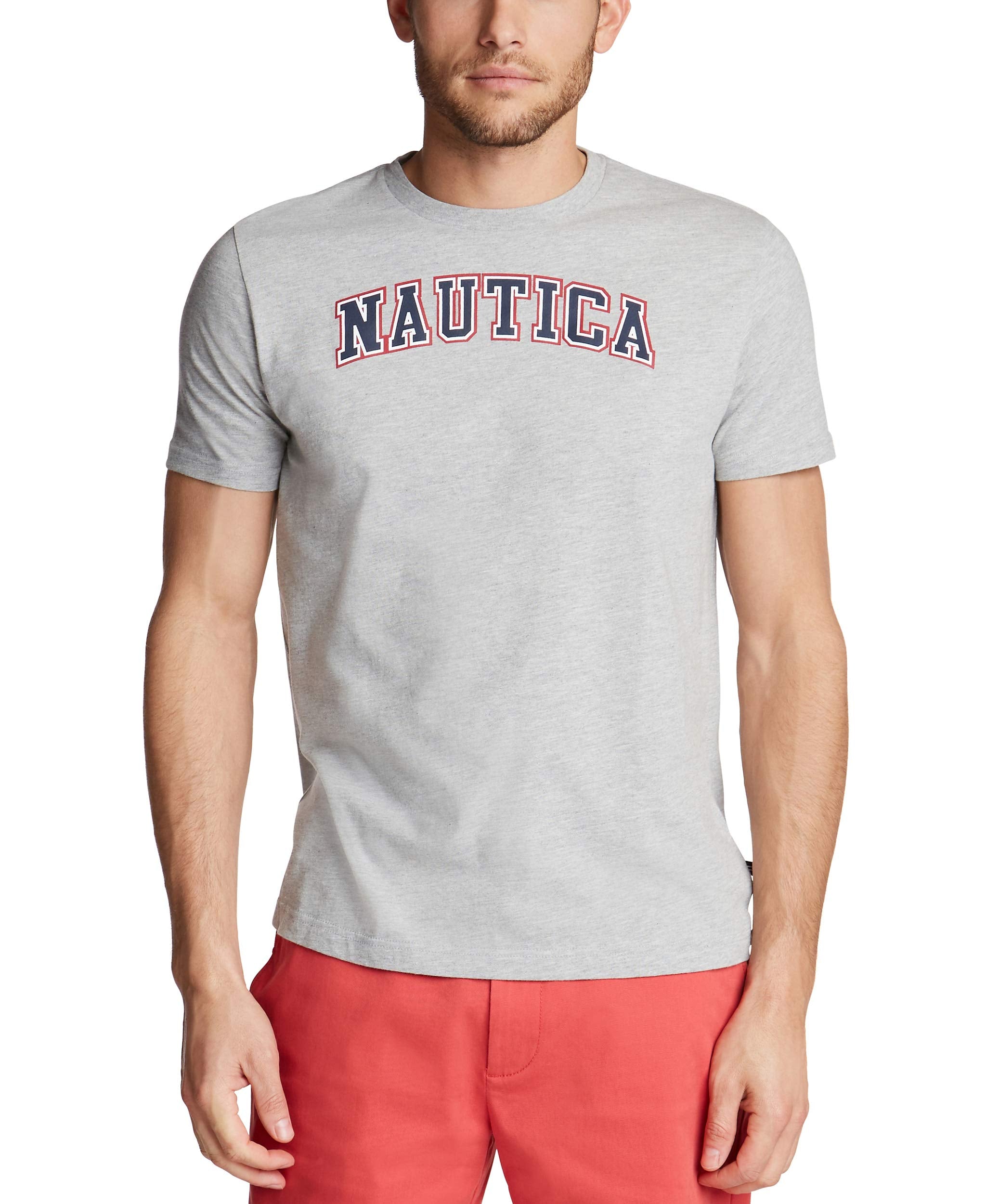 Nautica Men's Short Sleeve 100% Cotton Nautical Series Graphic Tee