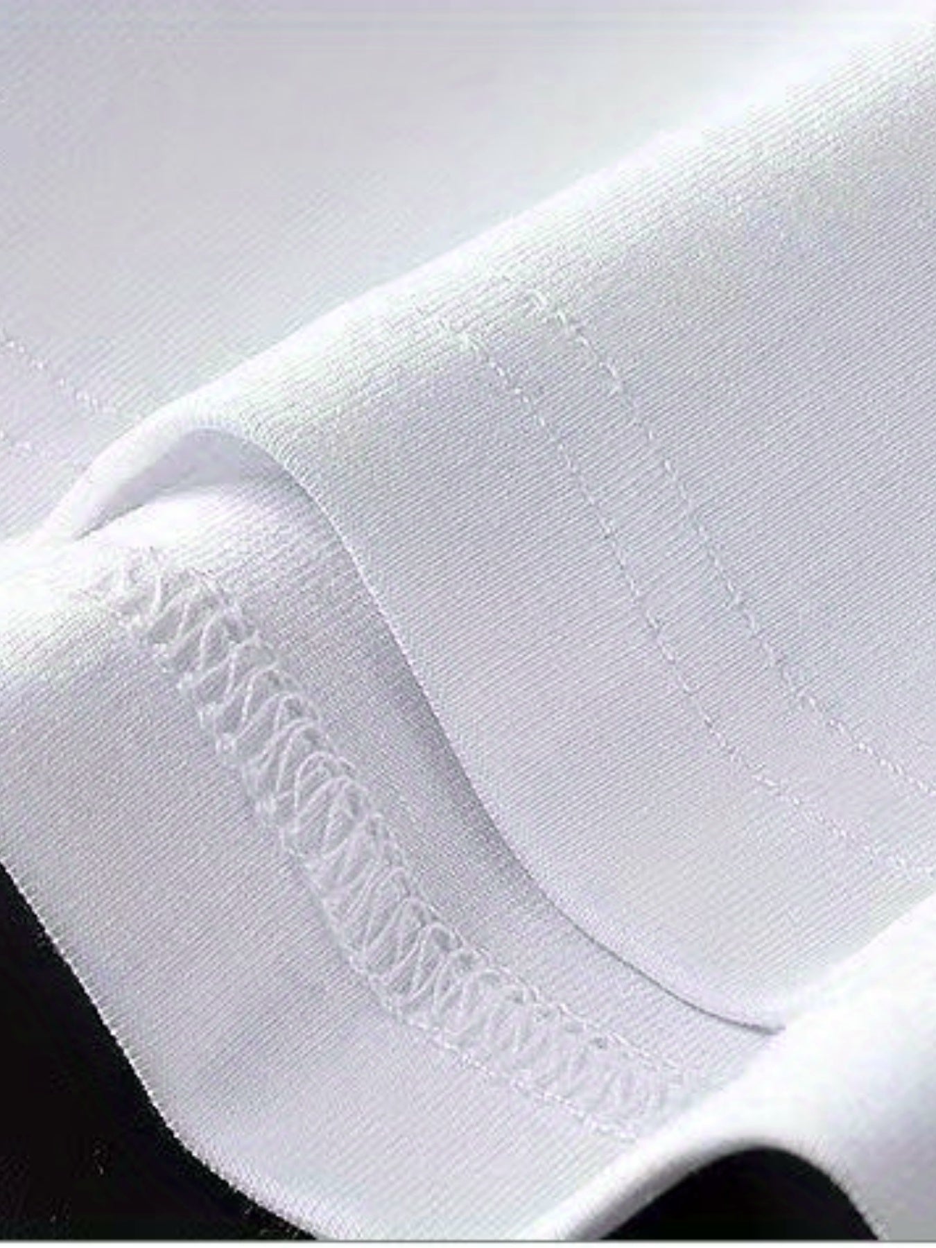 Men'S Short-Sleeve T-Shirt with a Round Neck, Pure White, New Casual Summer Wear