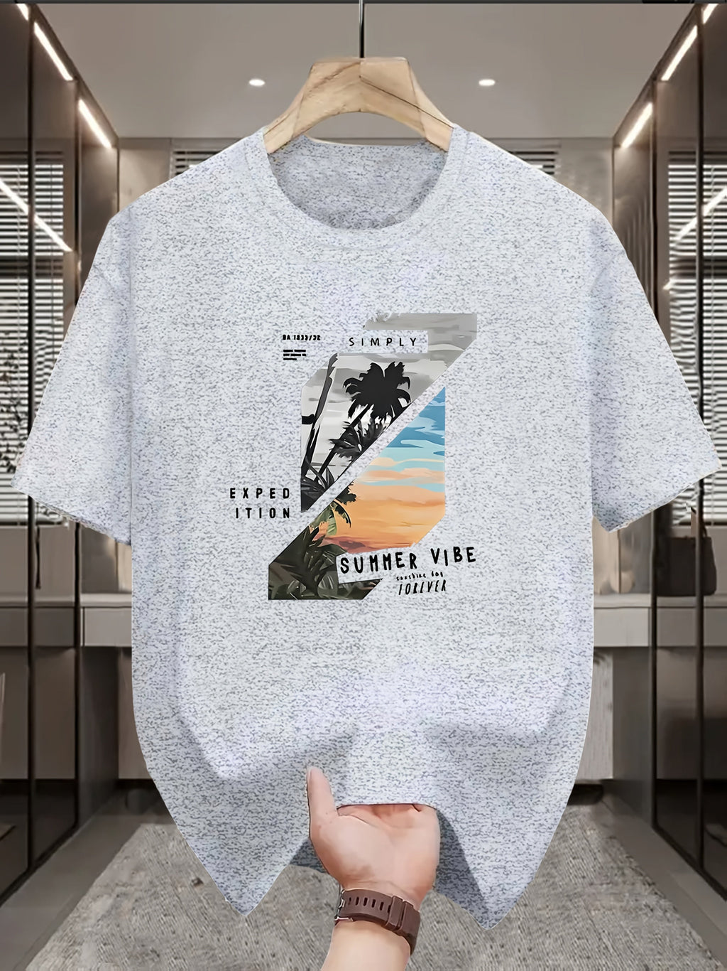 Men'S Stylish Print T-Shirt