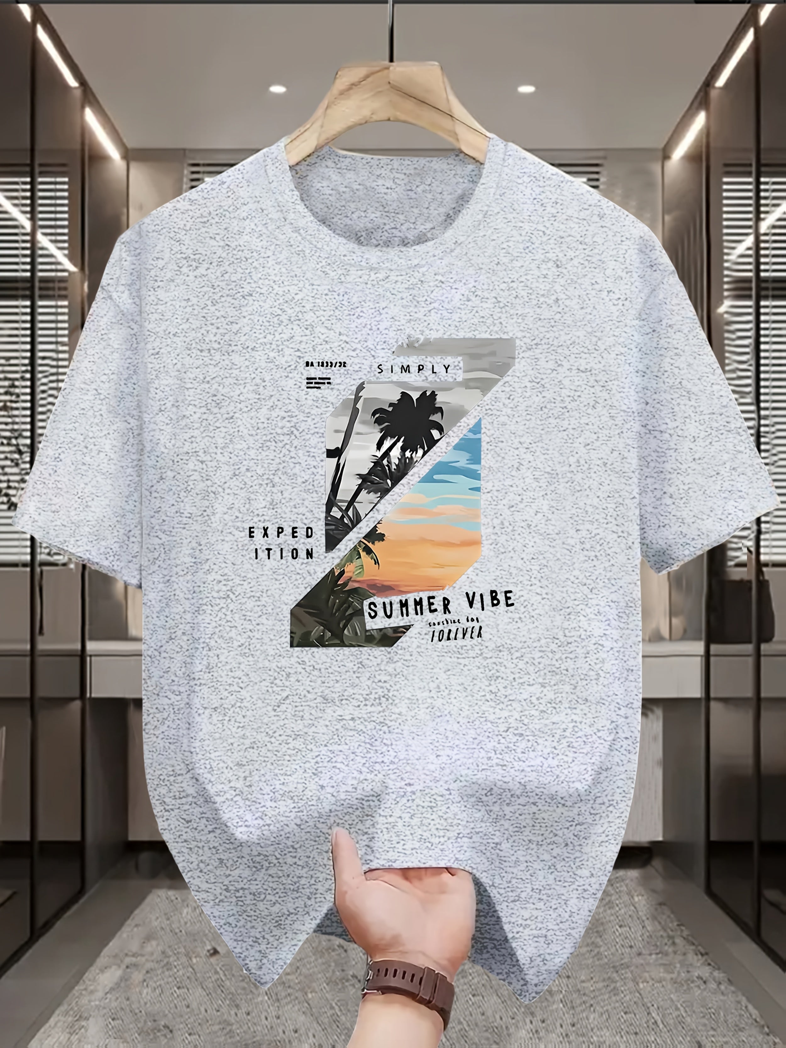 Men'S Stylish Print T-Shirt