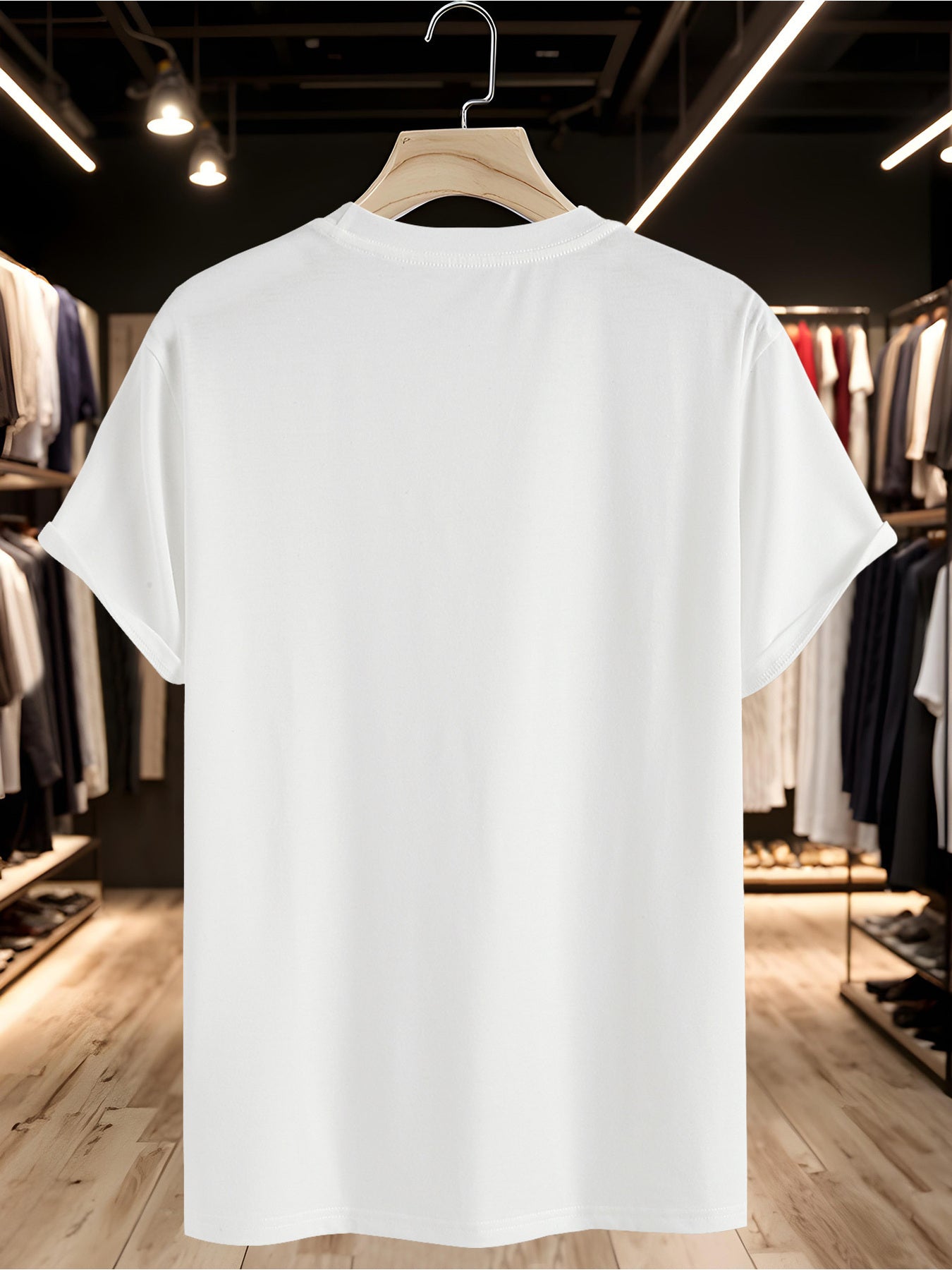 Men'S Summer Print Casual Sports Versatile Regular Short-Sleeve T-Shirt