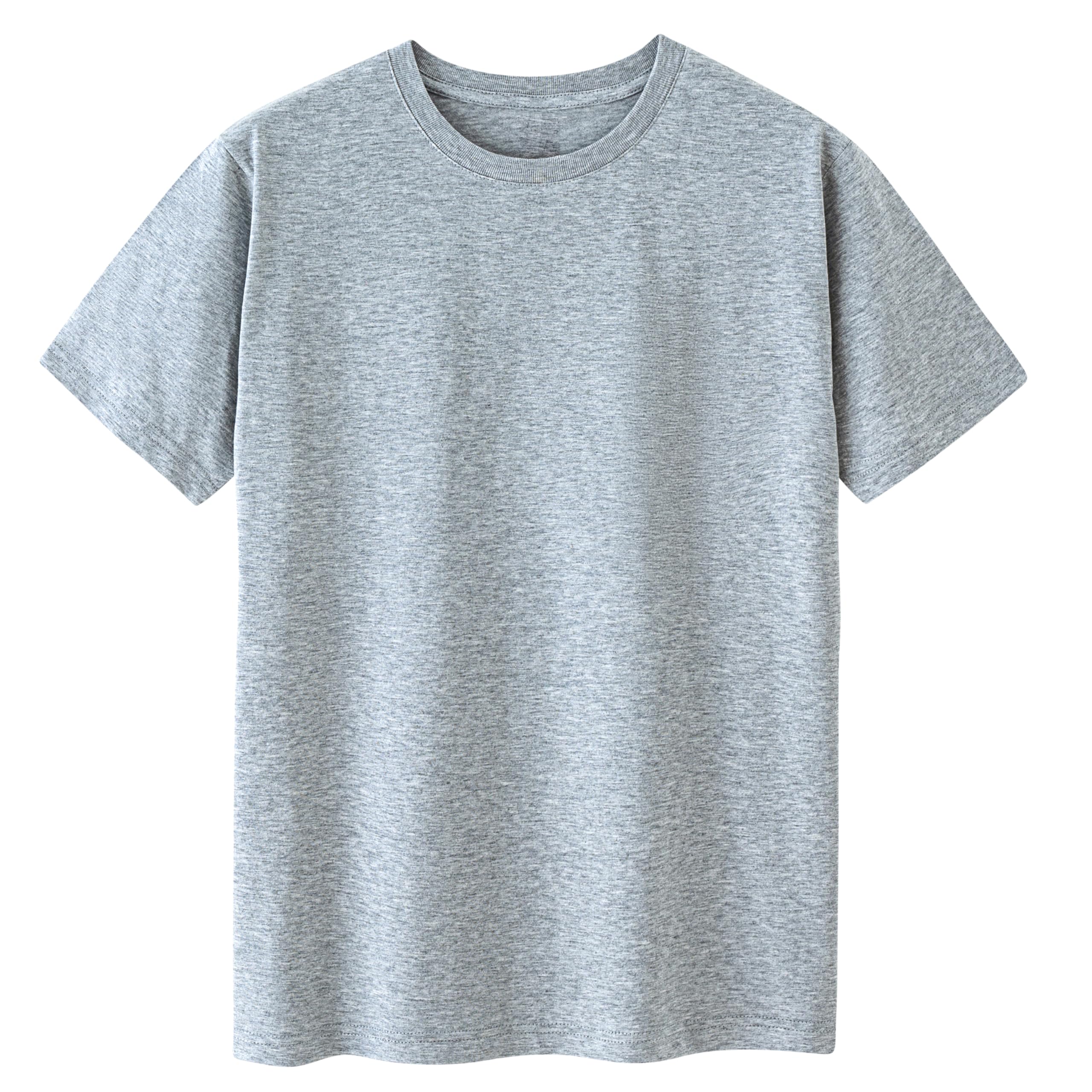 Cotton T Shirt for Men/Women Short Sleeve Crewneck Summer Tops Loose Fit Unisex Basic Tees