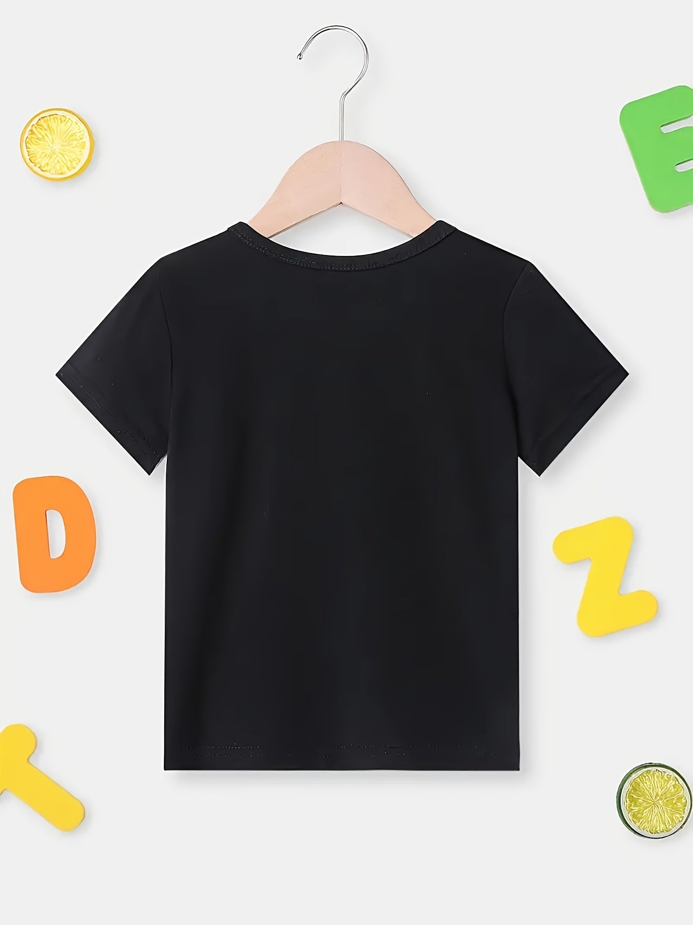 Game Controller Pattern Printed T-Shirt, Colorful And Fashionable Boys T-Shirt, Spring And Summer Casual And Comfortable Round Neck Short-Sleeved T-Shirt, Fashionable And Versatile Tops