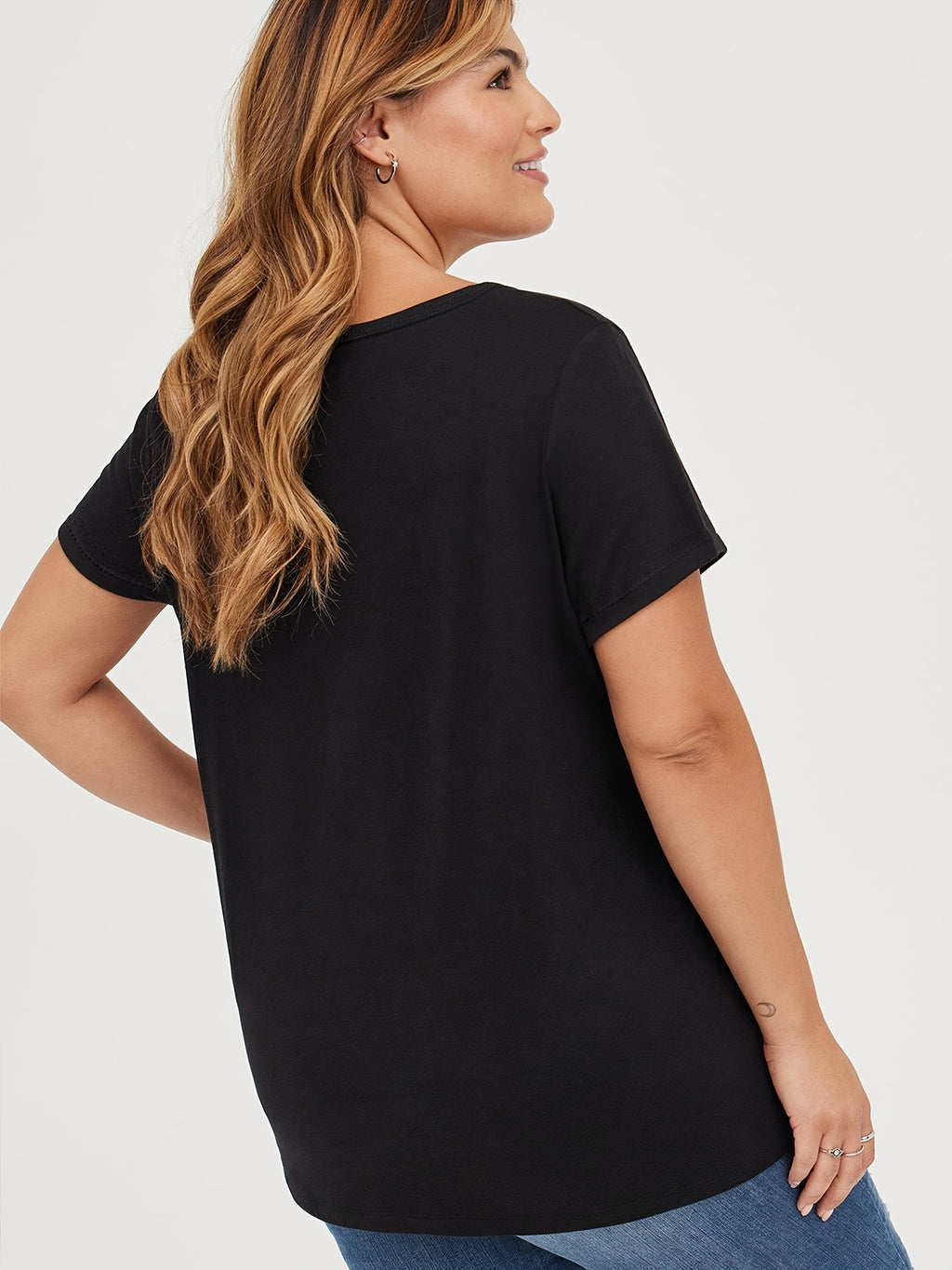 Plus Size, Women's Plus Size Casual S Short Sleeve T-Shirt