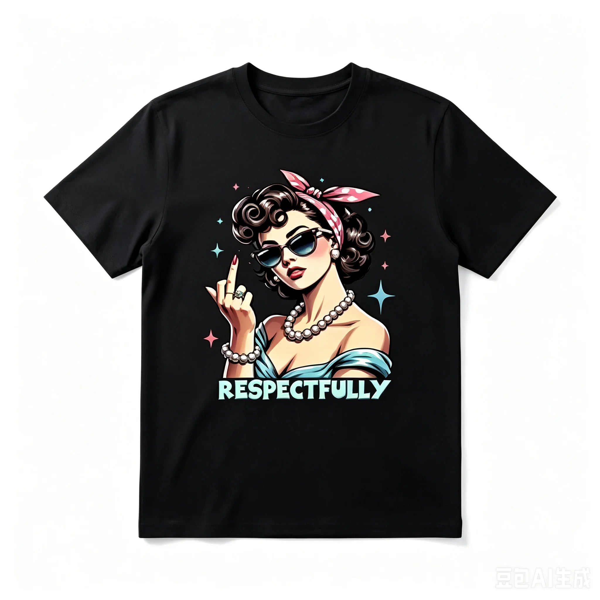 Men Women Sassy Retro Lady Graphic T Shirt Soft Short Sleeve Vintage Bold Typography Print Tees Streetwear Daily Weekend Birthday Gift Tops