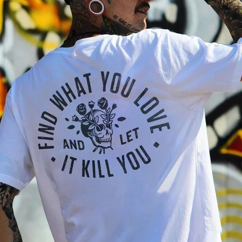 2025 HOT Horror Devil Dark Punk Skull Graphic Tshirts Harajuku Retro T-Shirt Unisex Black White Casual Tee Summer Tee Camisetas