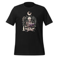 HOT SALE Mystery Witch's Circle Skeleton T-shirt Gothic Mystery Costume for Halloween and Alternative Fashion Edgy Fashion Style