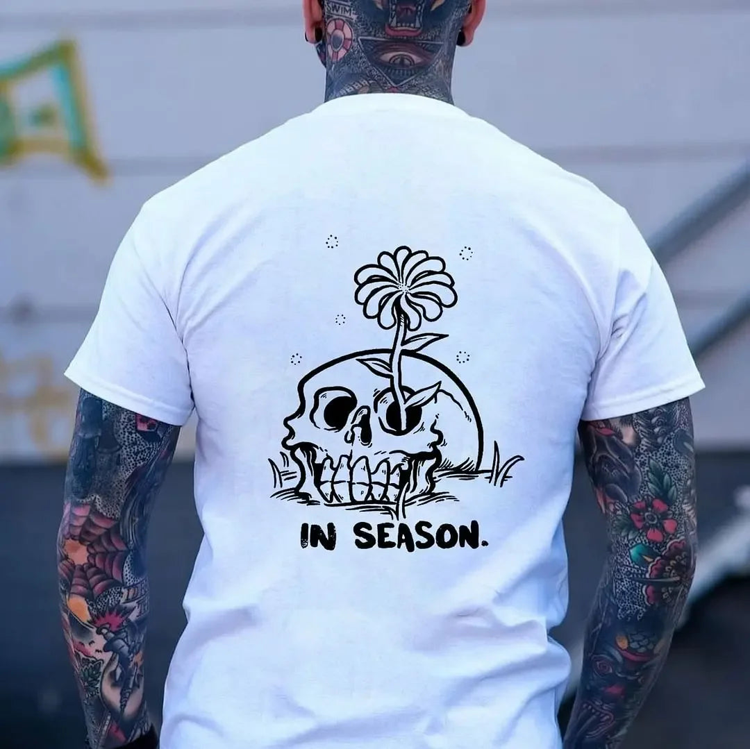 HOT SALE Harajuku Men's Cotton Pop T-shirt Casual Summer Fall Shoulder Short Quick Dry Sleeve Elastic S-4XL Cool T-shirt