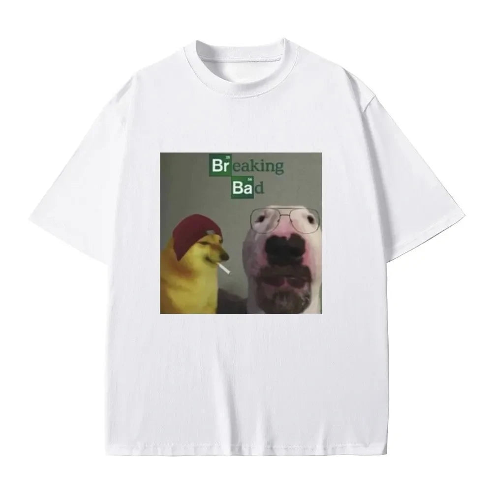2025 Hot Sale Breaking Bad Meme T Shirt Walter White Jesse Pinkman Gus Fring Saul Goodman Dank Meme Better Call Saul Pure Cotton