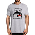 I Like Cats And Pianos And Maybe 3 People Funny soft and comfortable cotton summer men's novelty oversized T-shirt treet T-shirt