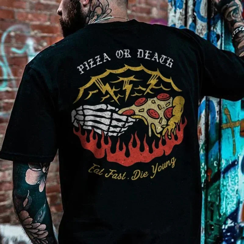 HOT Summer Cool Harajuku Gothic Skulls T-shirts Men Short-sleev Tops Hip-hop Punk Tee Male S-4XL Tees Summer Ropa Hombre Tee