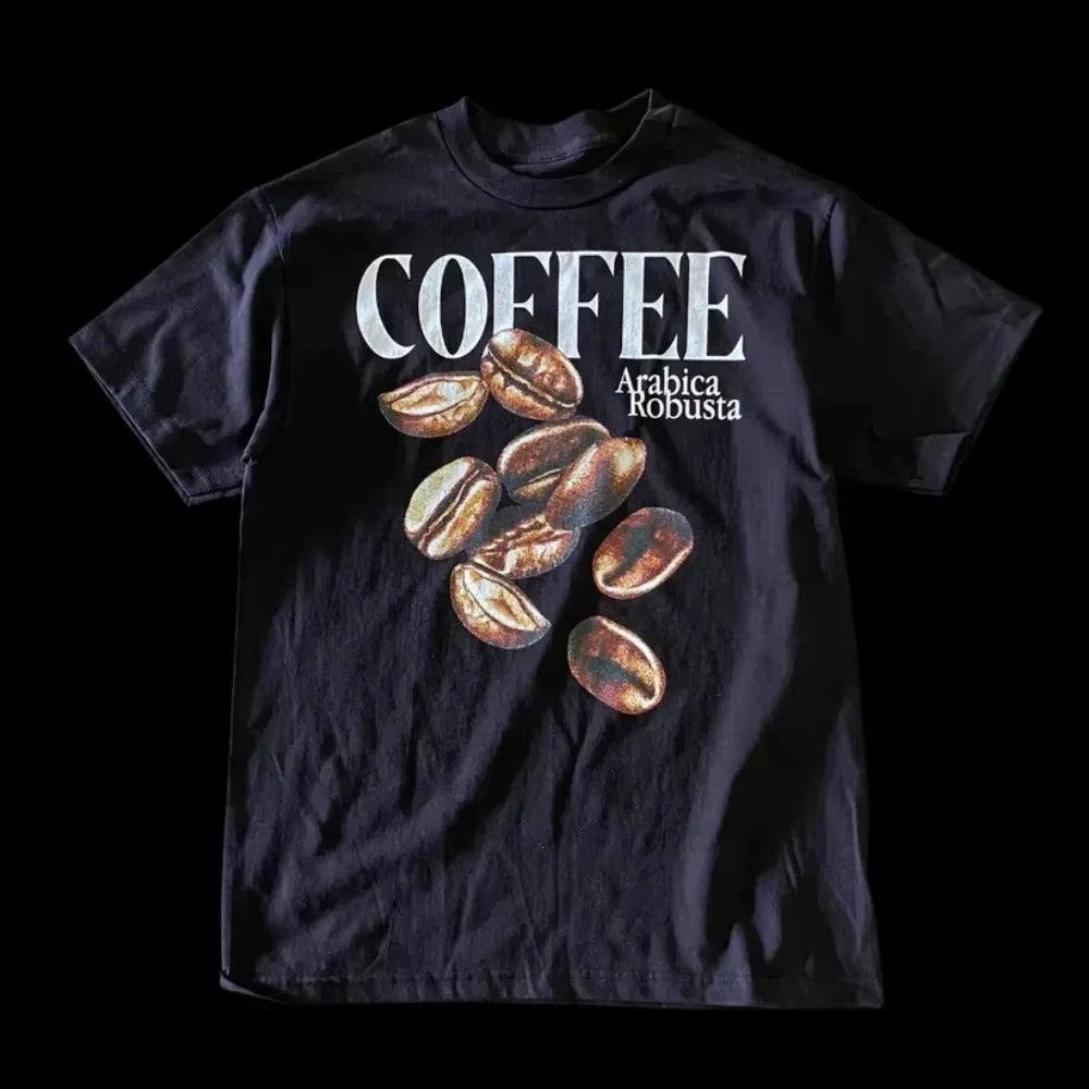 2025 Summer New Fashion Heavyweight Retro Men's English Letters Printed Round Neck High-quality Casual Fitness Street T-shirt
