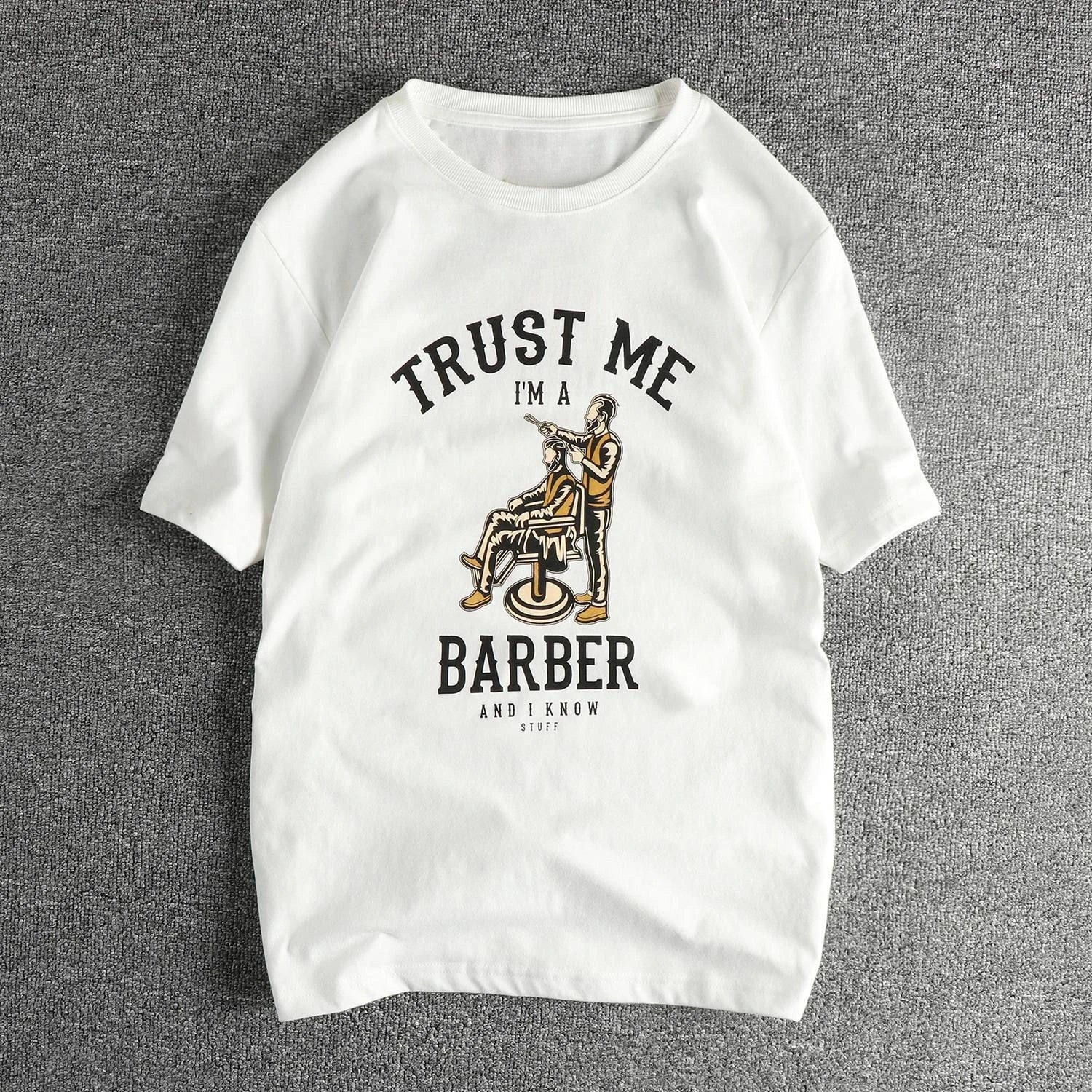 HOT SALE Reaper Pattern T-shirt Men's Casual Versatile Comfortable Loose Short-sleeved Cotton Crew Neck Top Men's Clothing