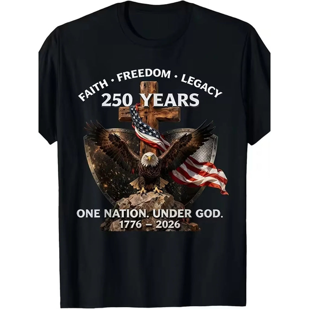 item picture faith 1776 2026 design t shirt