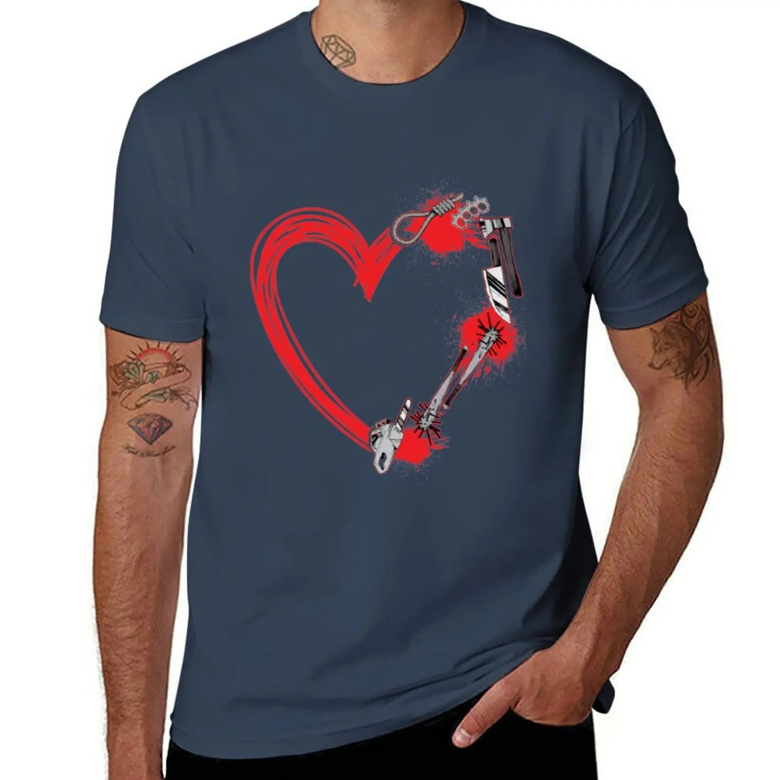 HOT SALE Horror Movie T-shirt T-shirt Men's Cotton T-shirt Men's White T-shirt Soft and Comfortable High Quality T-shirts Custom