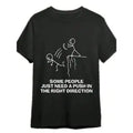 Some People Just Need A Push Funny Sarcastic Quotes Gift T-Shirts Funny Men's T-Shirts, Halloween, Thanksgiving, Christmas Gift, Suitable For Men, Women, Family And Friends, Black Casual Short-Sleeved Crew Neck T-Shirt,Men's Solid Color Crewneck Tee for G